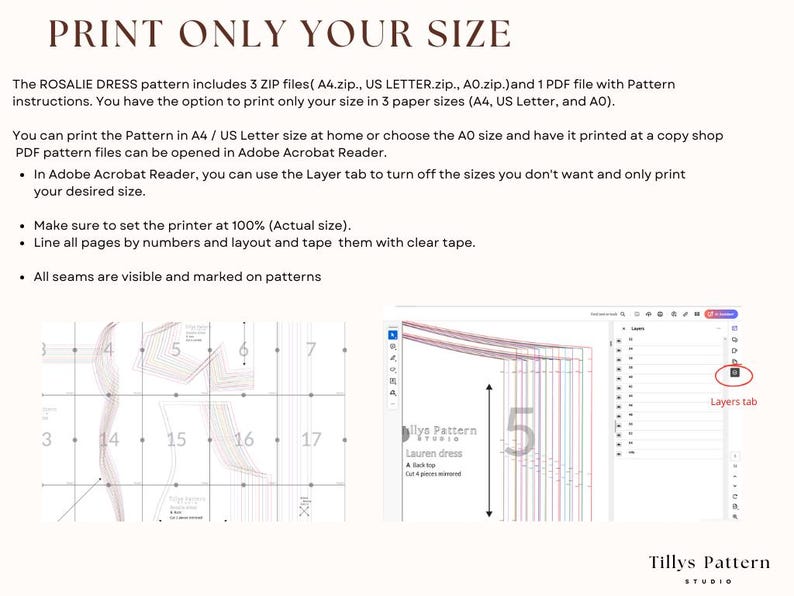 Cowl Neck Slip Dress Sewing Pattern: Evening Back-Tie Gown (US 00-18) (PDF Pattern)