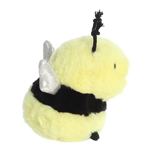 Rolly Pet Bee Happy Plush Toy Stuffed Animal, 5 in