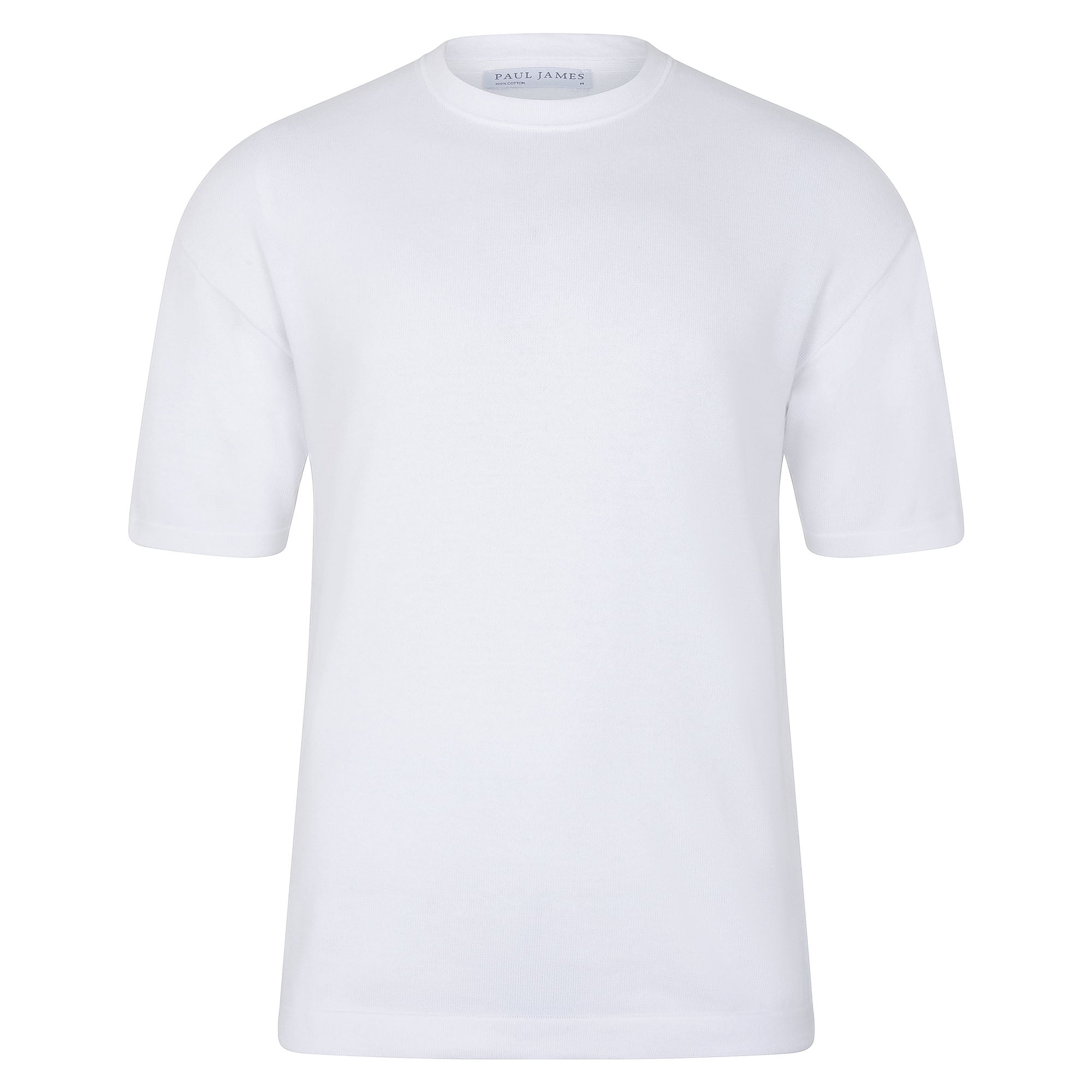 Womens Lightweight Cotton Oversized Knitted T-Shirt