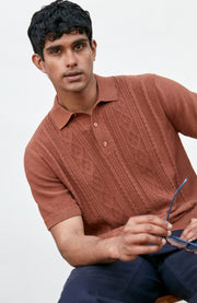 Mens Midweight Cotton Fishermans Polo Shirt
