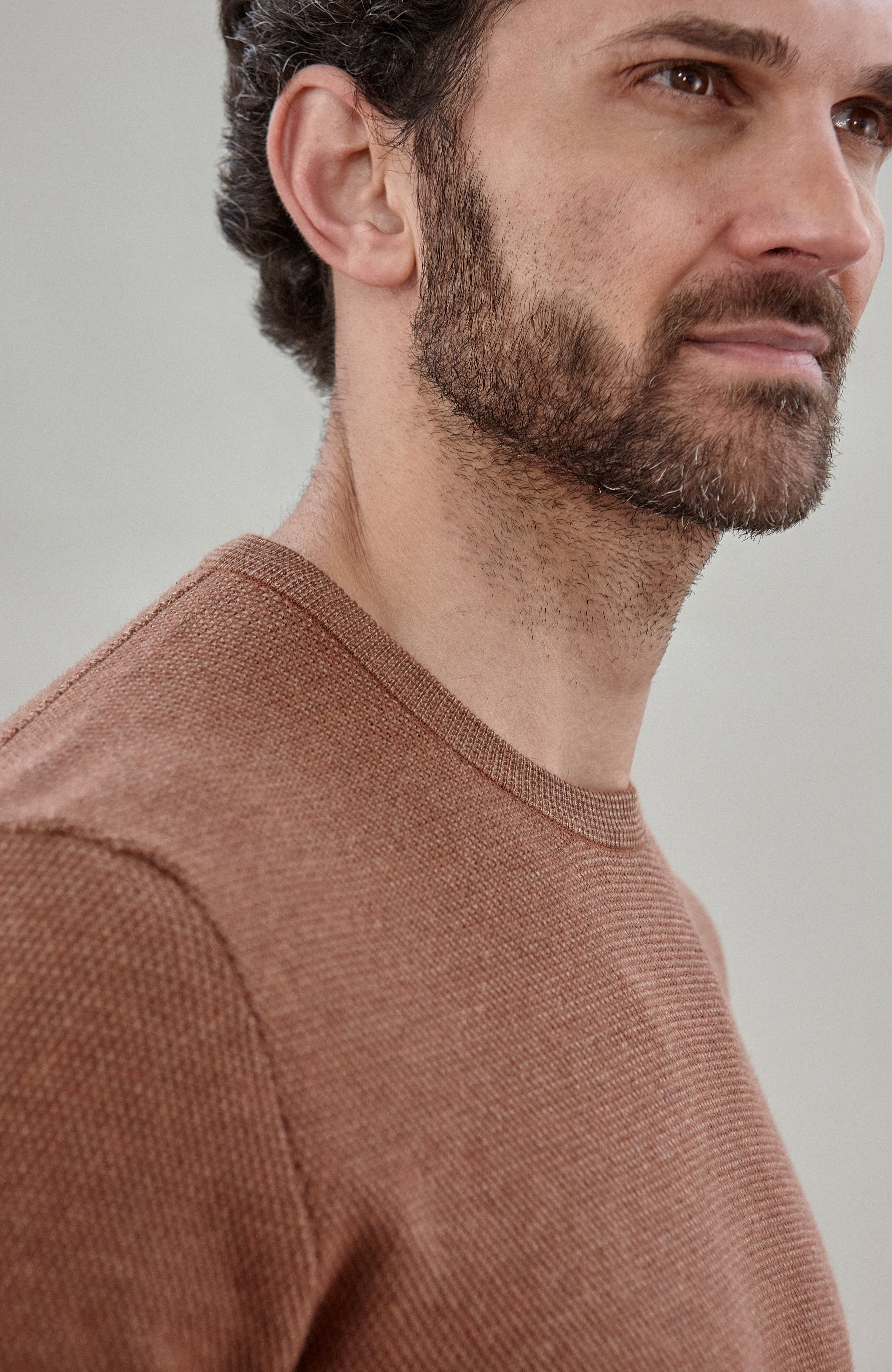 Mens Lightweight Cotton Baracao Textured T-Shirt