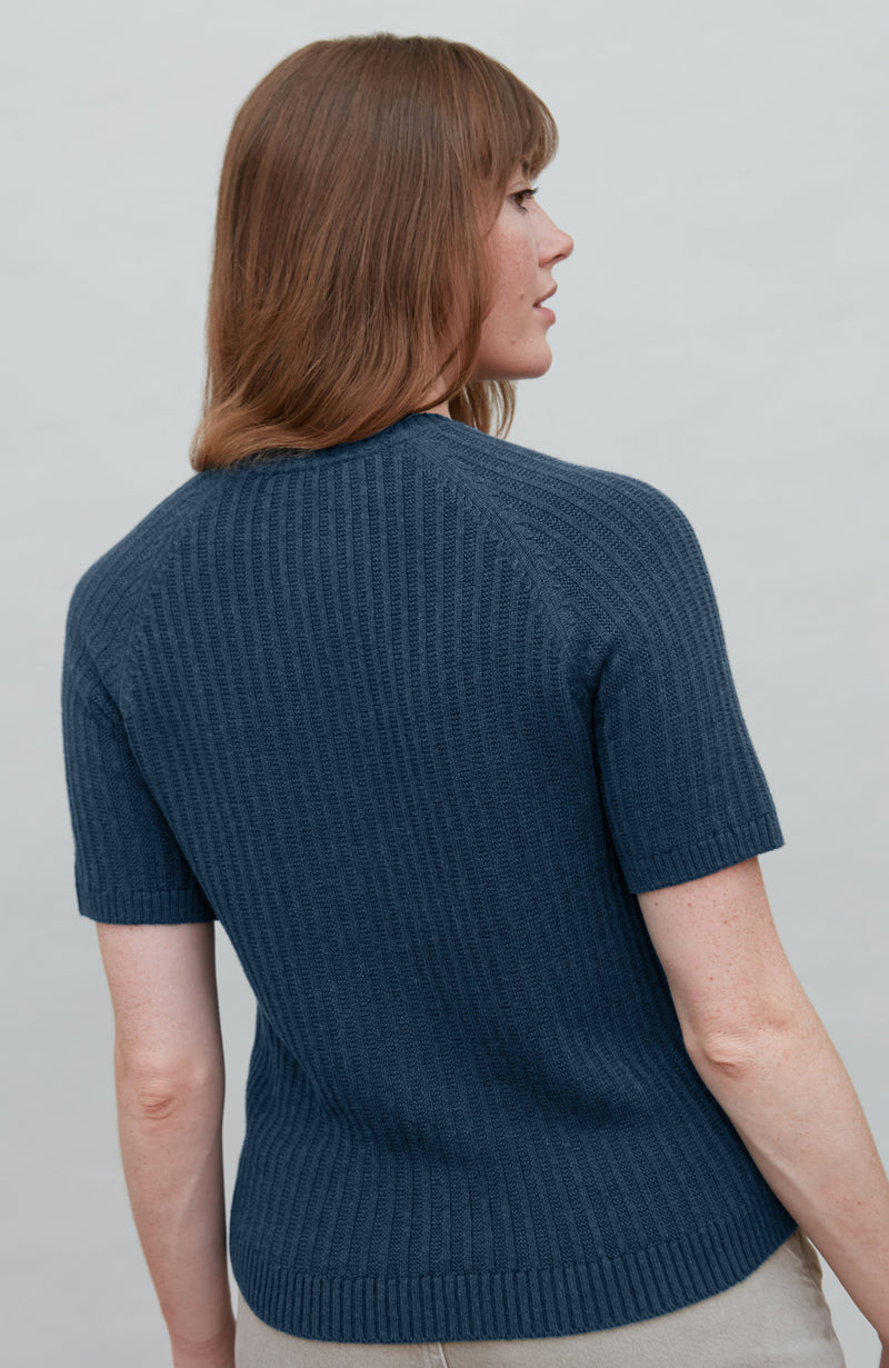 Womens Lightweight Cotton Tansey Button Through Top