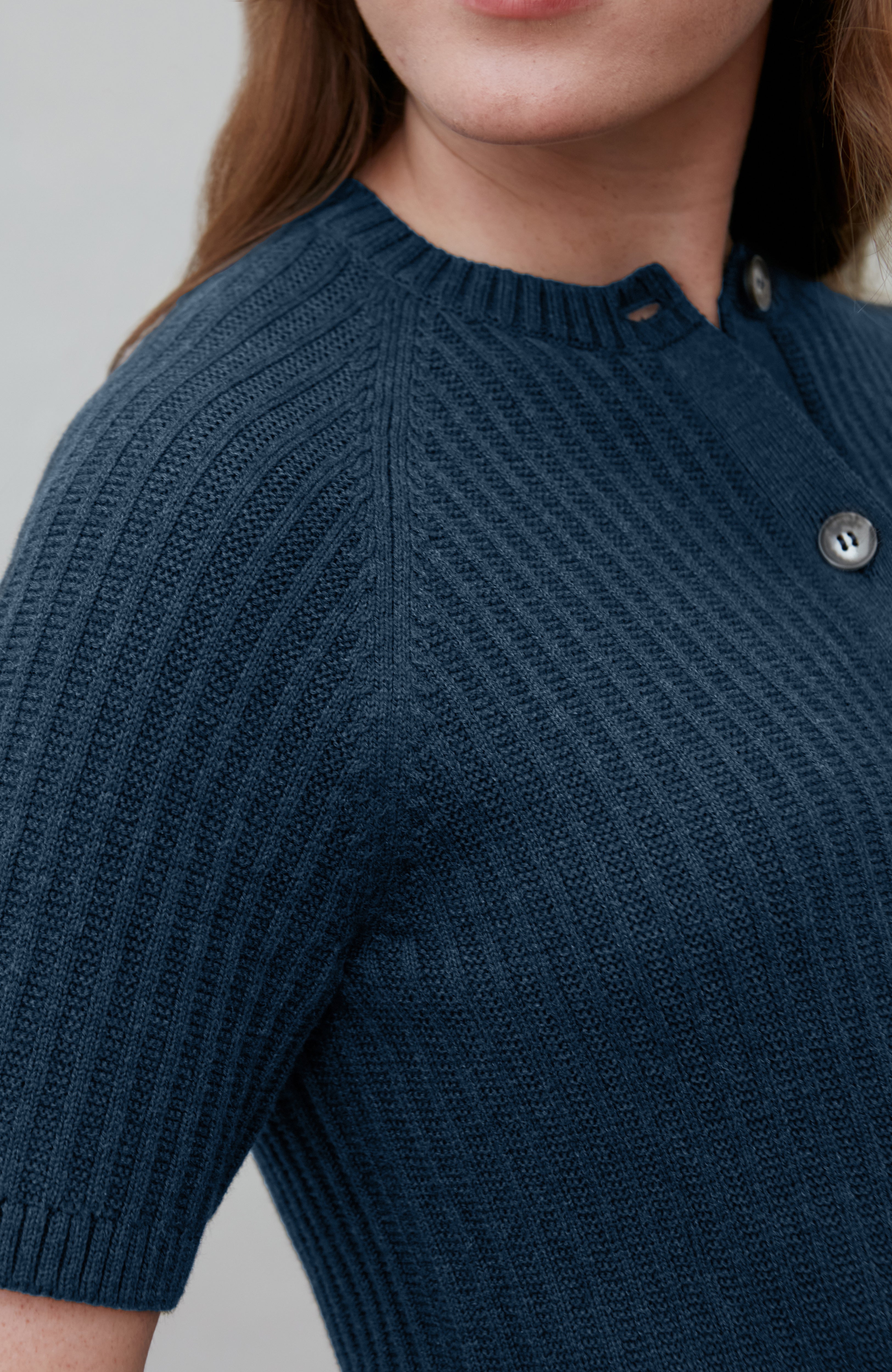 Womens Lightweight Cotton Tansey Button Through Top