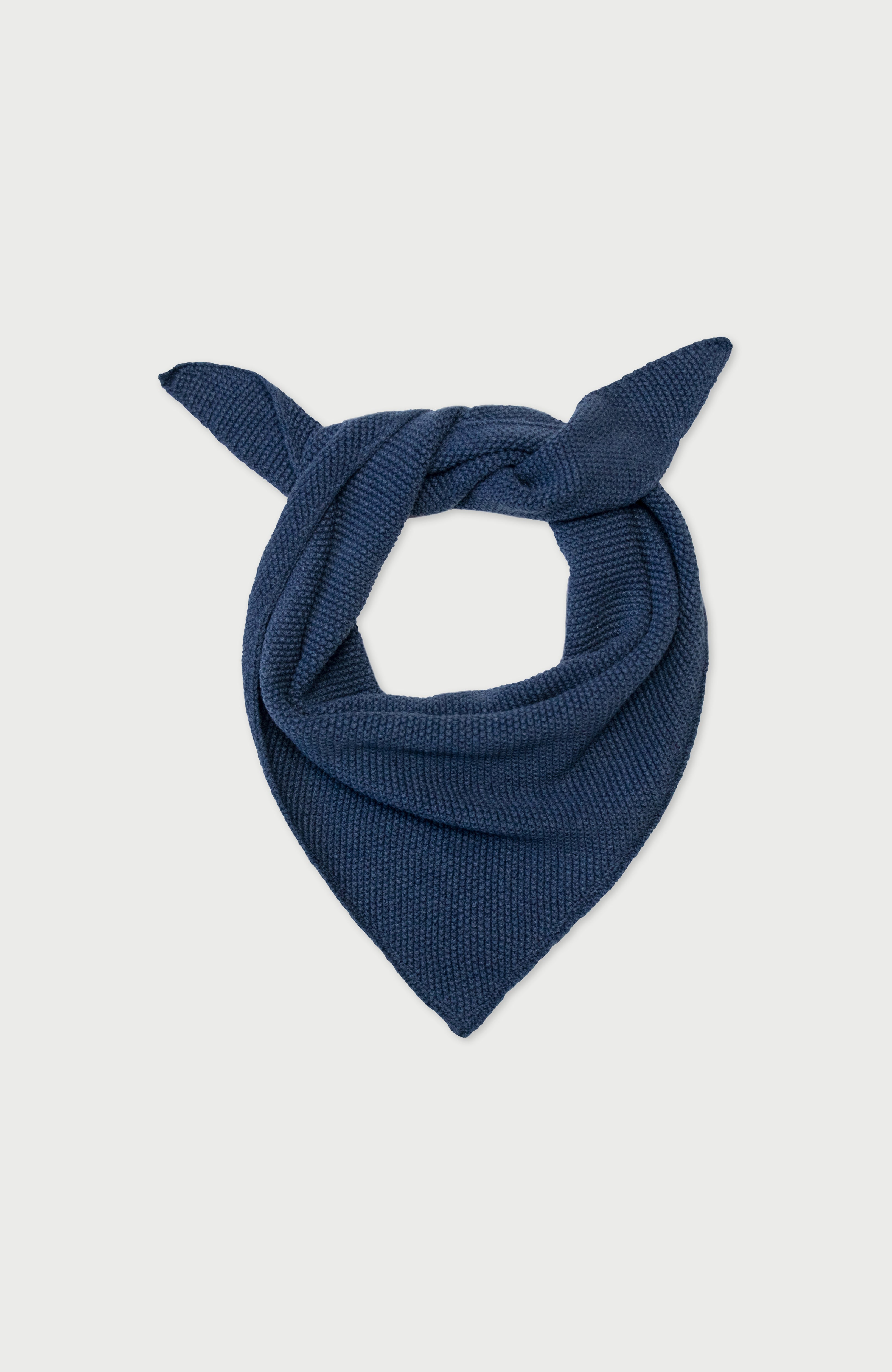 Cotton Textured Triangle Scarf