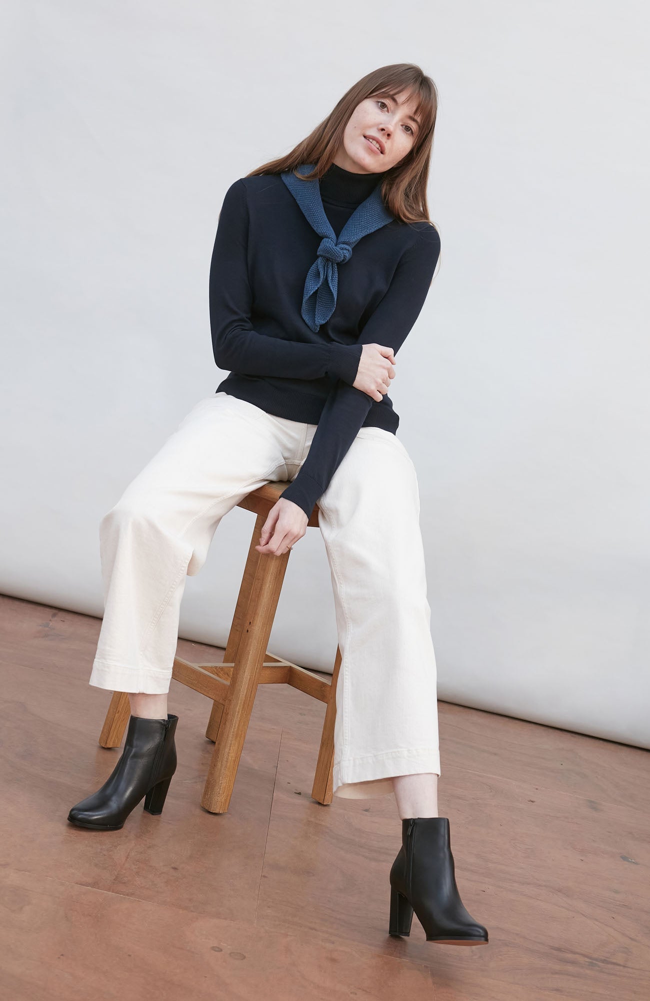 Cotton Textured Triangle Scarf