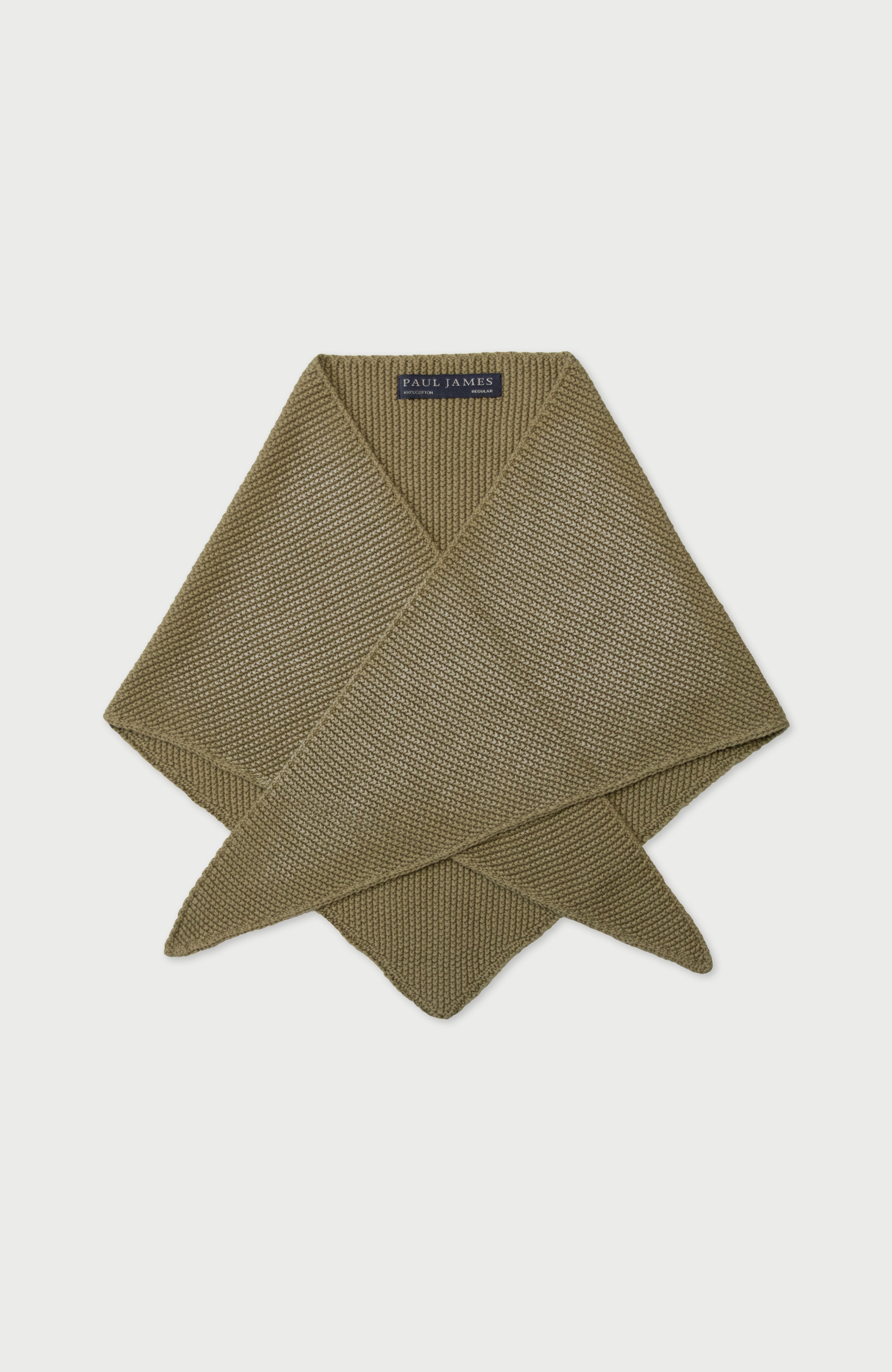 Cotton Textured Triangle Scarf