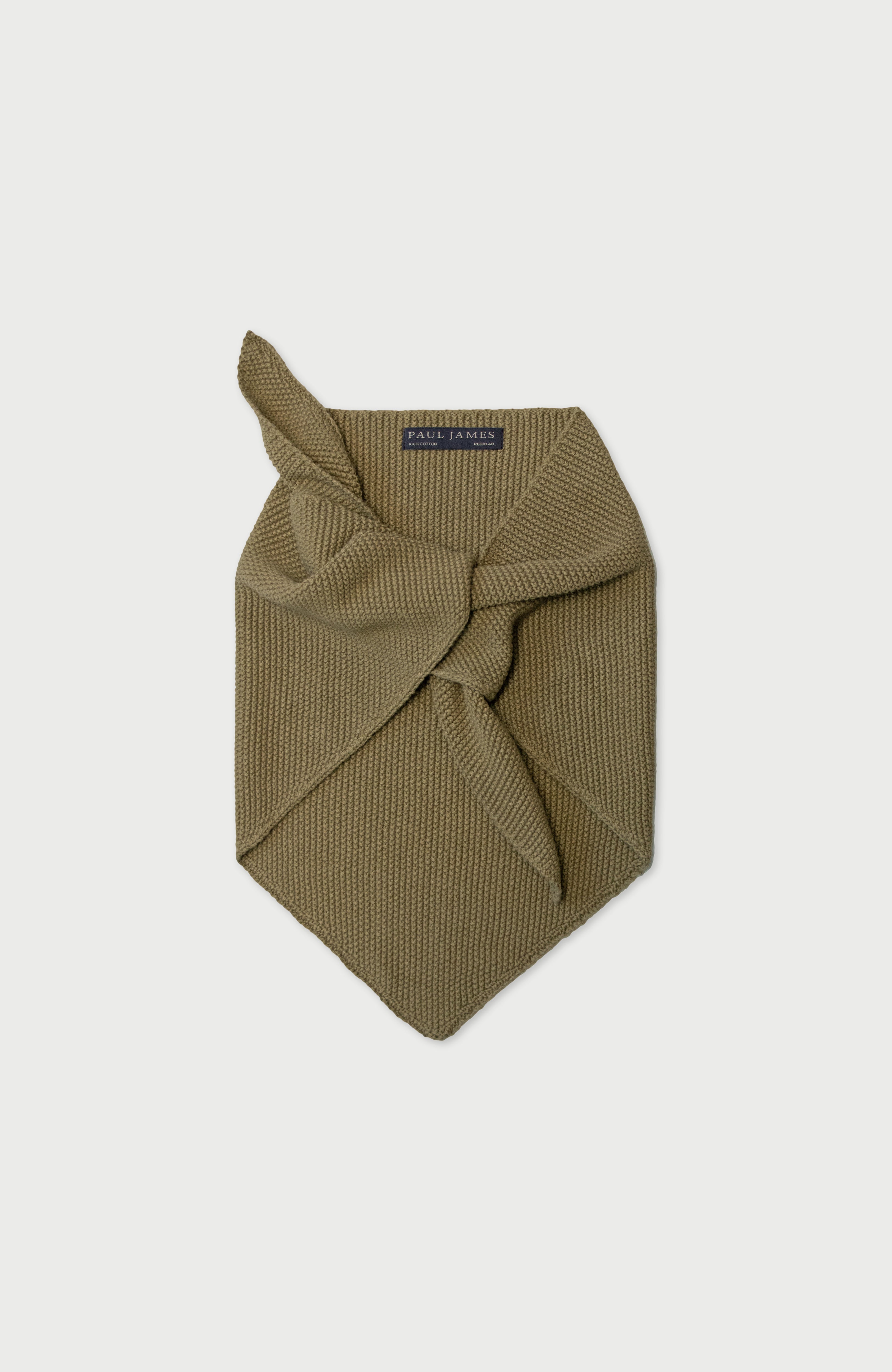 Cotton Textured Triangle Scarf