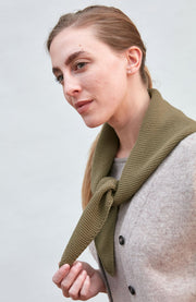 Cotton Textured Triangle Scarf