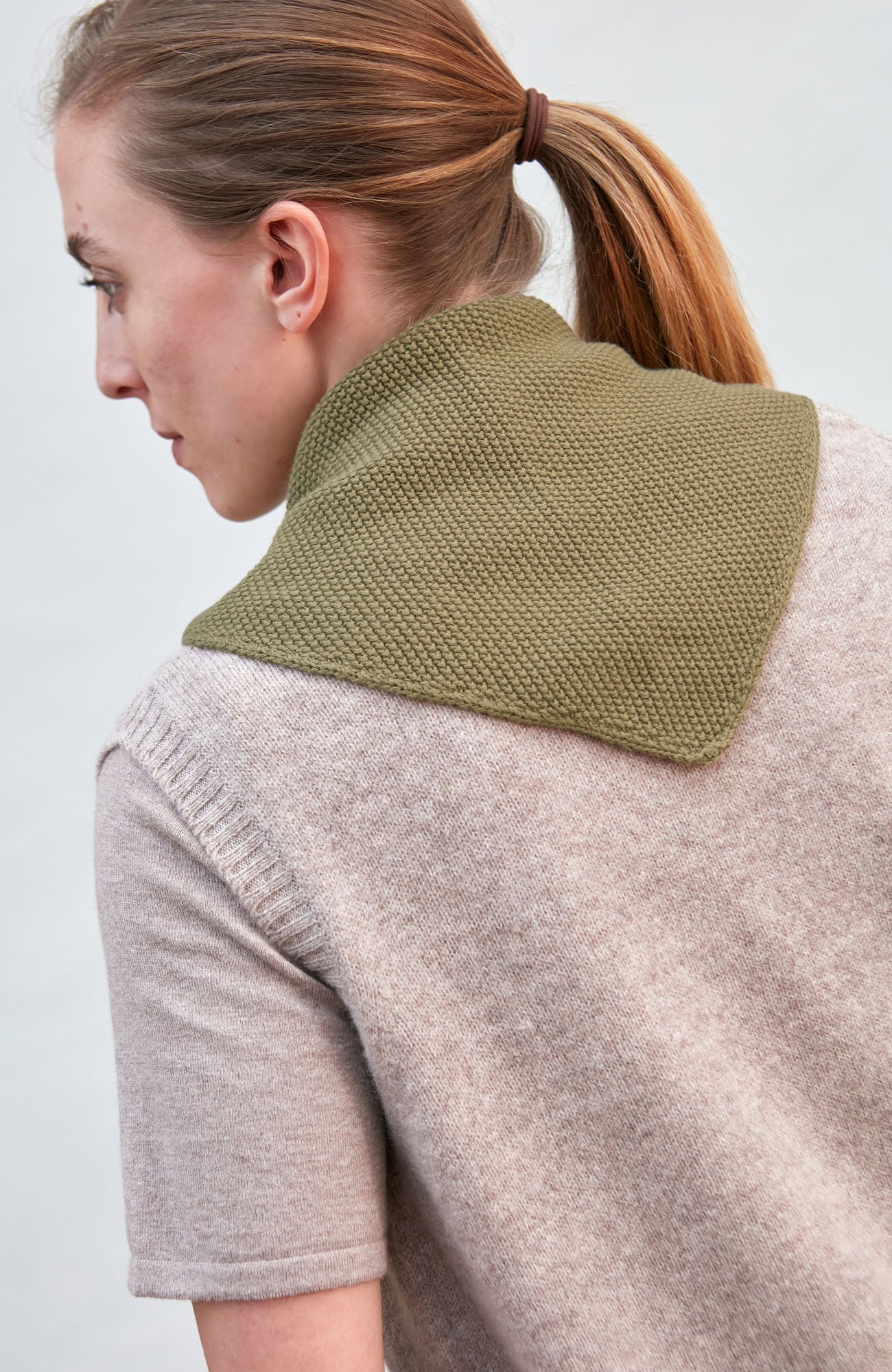 Cotton Textured Triangle Scarf