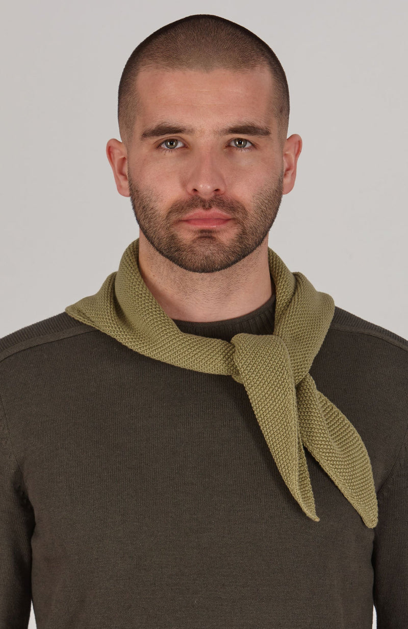 Cotton Textured Triangle Scarf