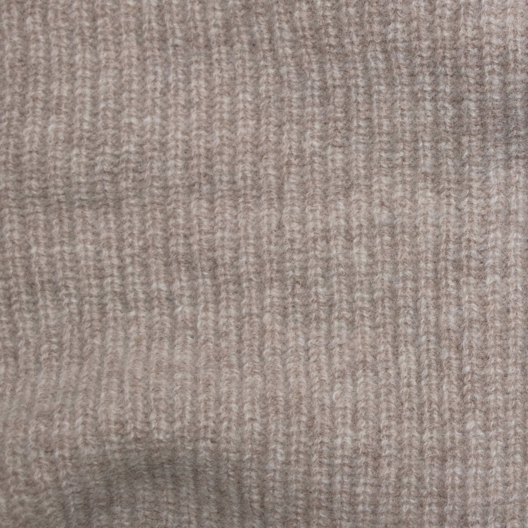 Lambswool Ribbed Triangle Scarf