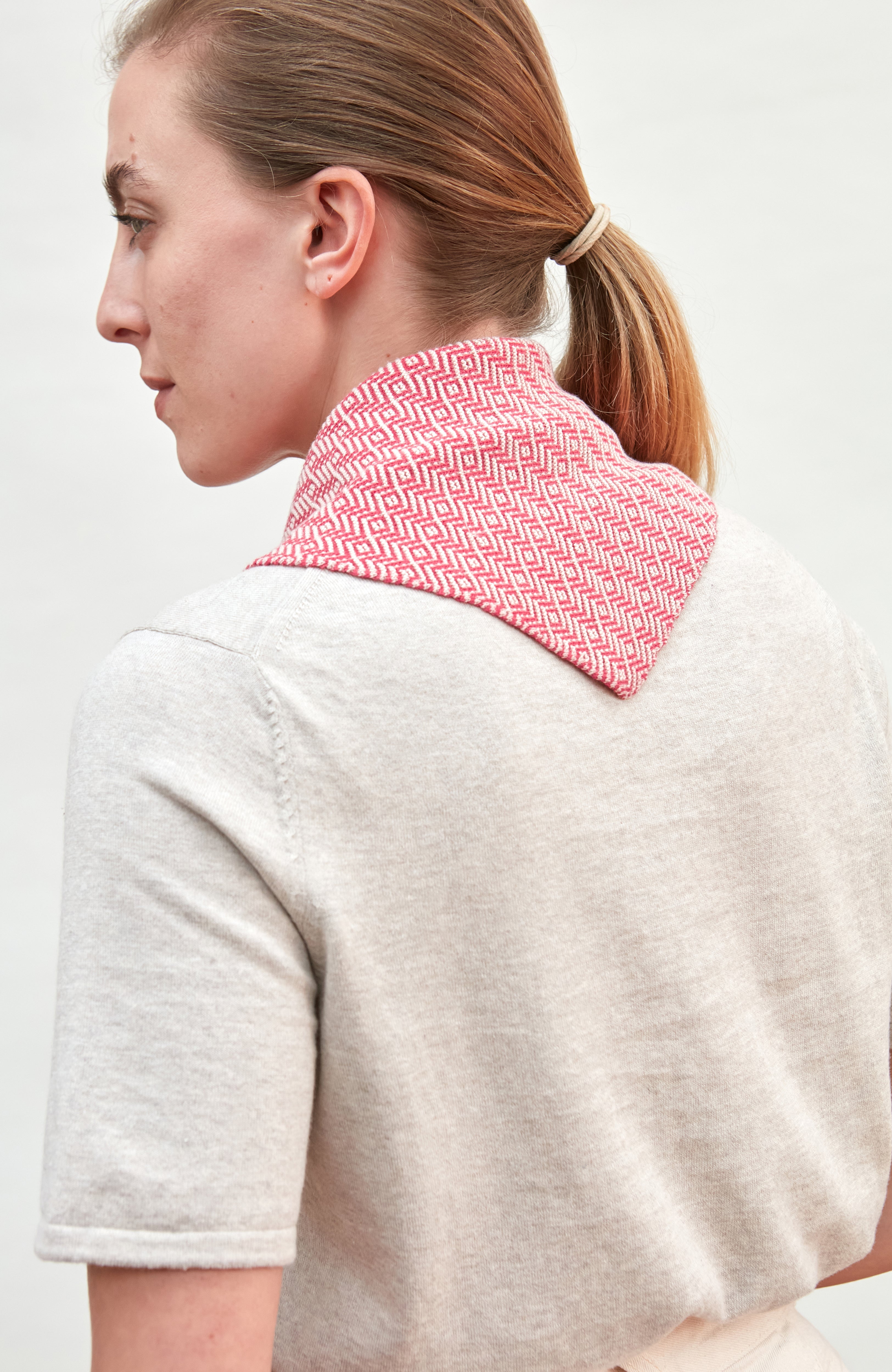 Cotton Two Tone Textured Neckerchief