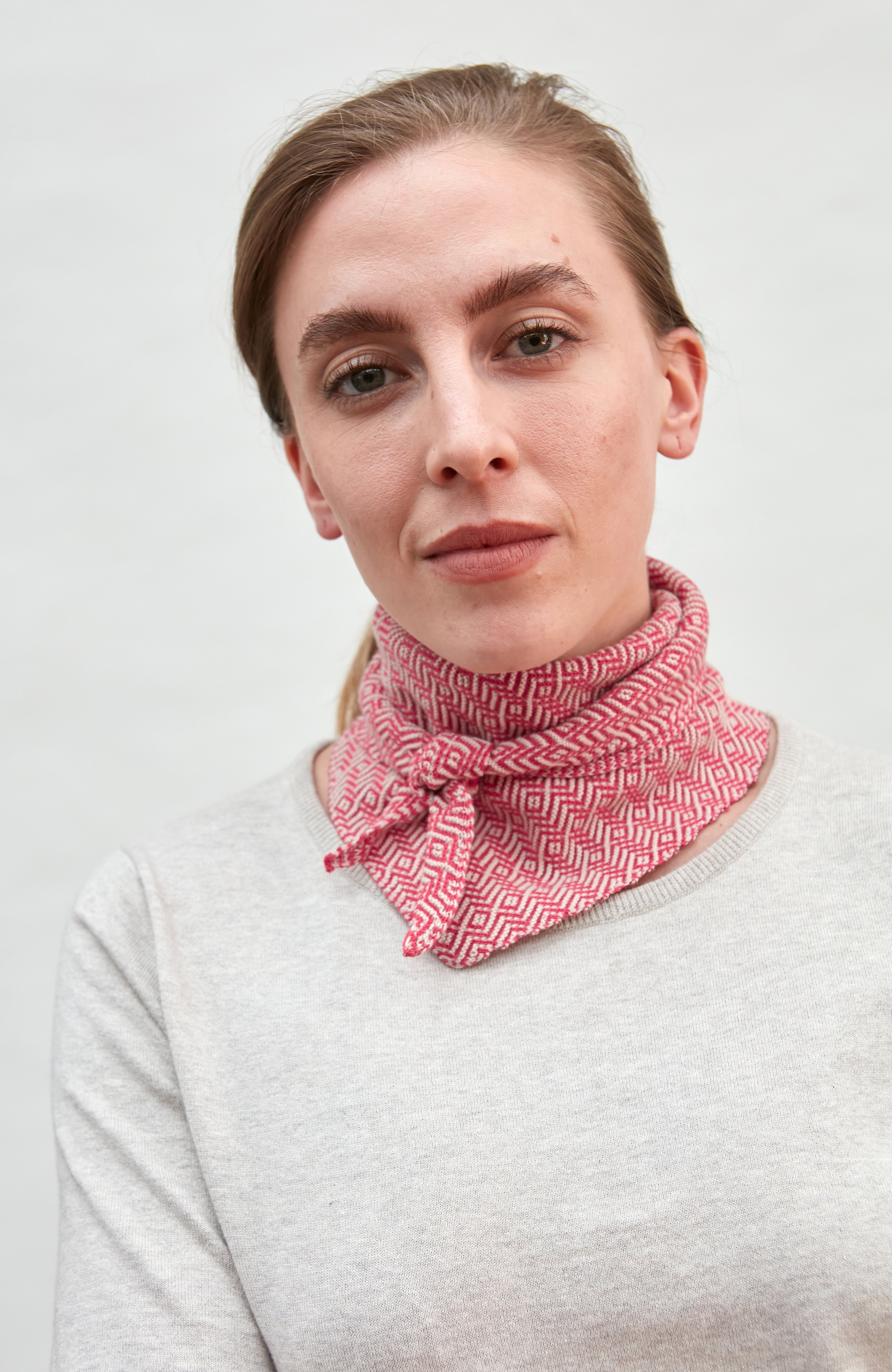 Cotton Two Tone Textured Neckerchief