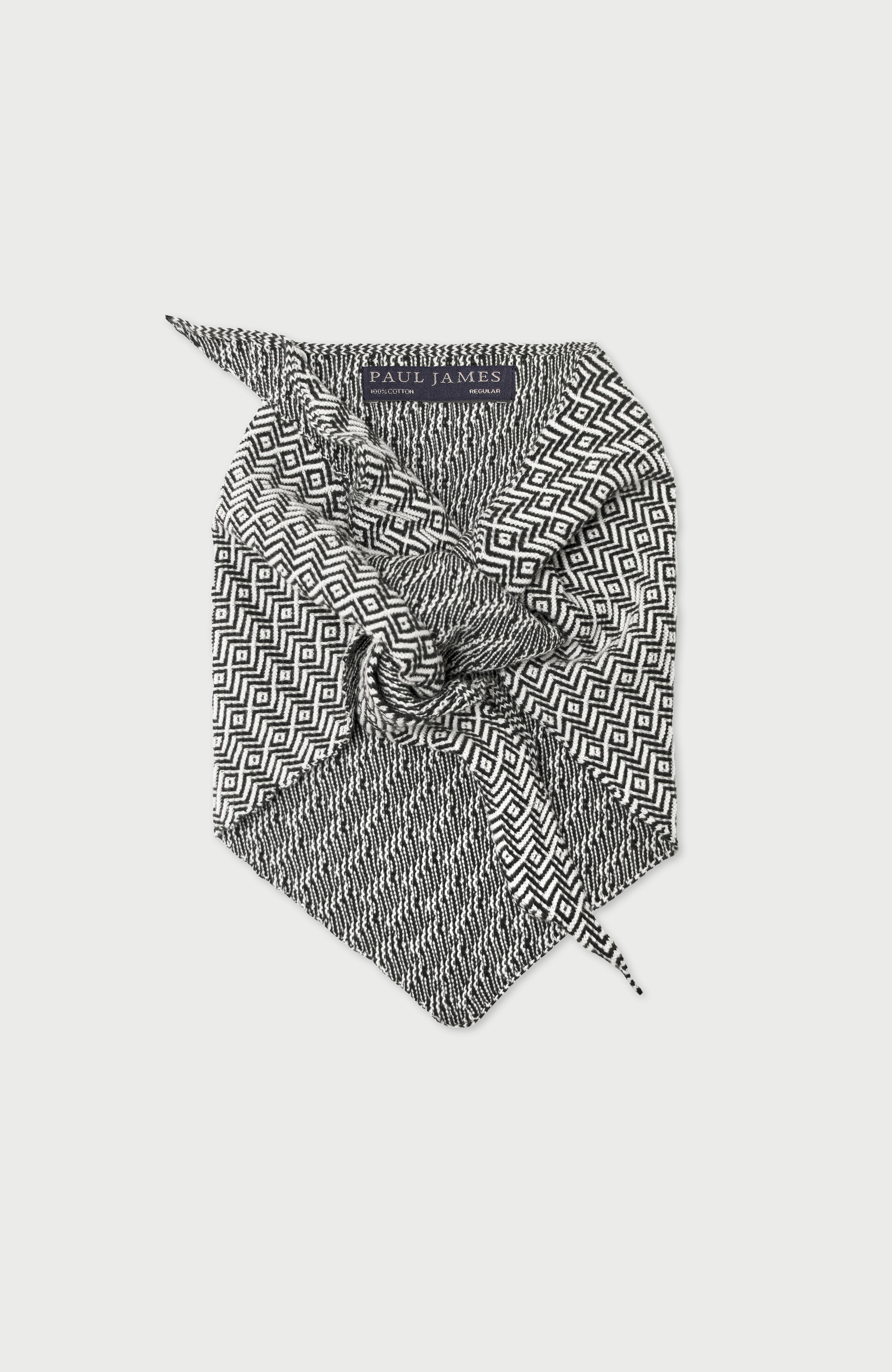 Cotton Two Tone Textured Neckerchief