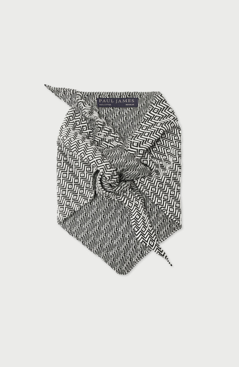 Cotton Two Tone Textured Neckerchief