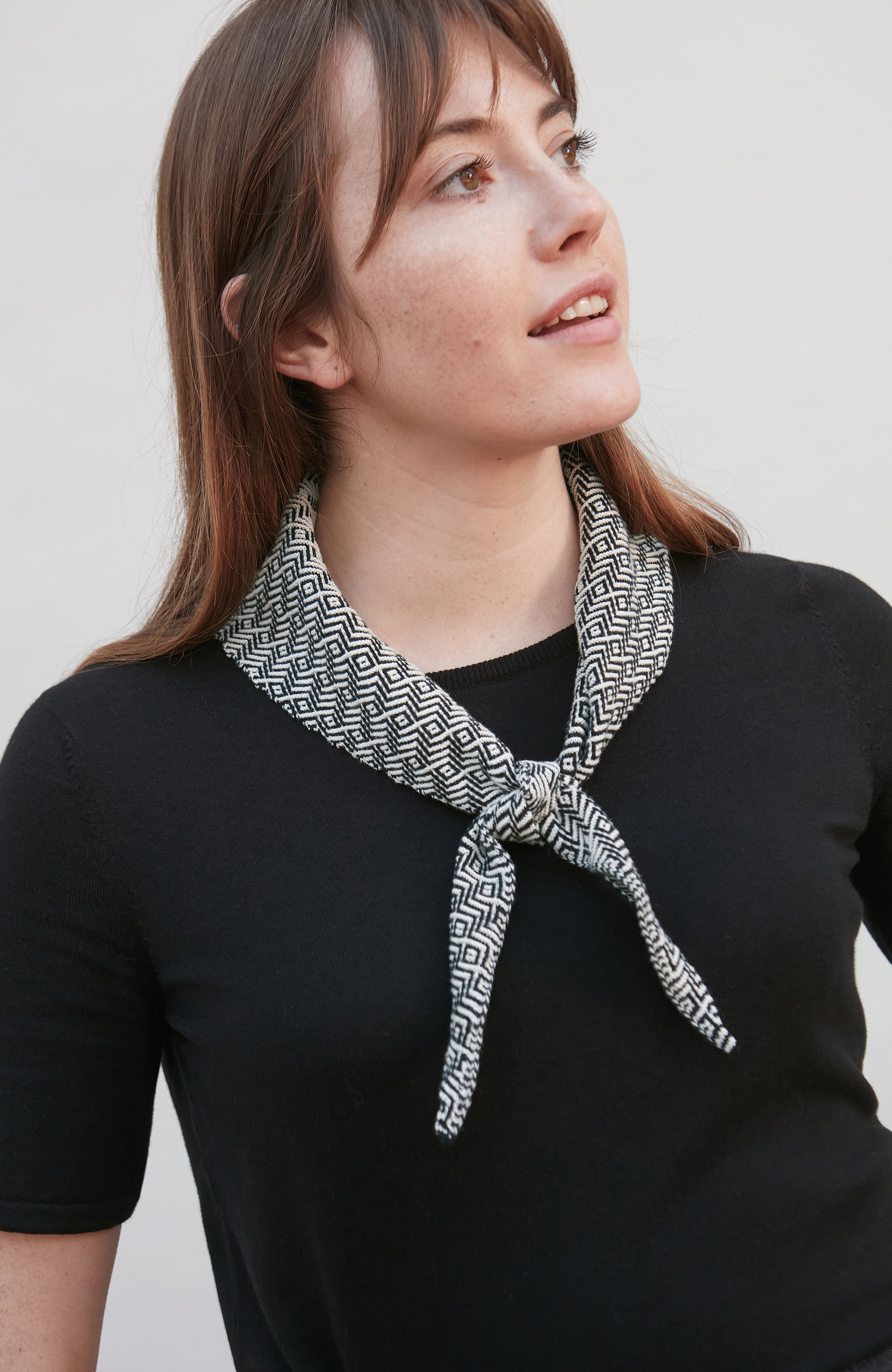 Cotton Two Tone Textured Neckerchief