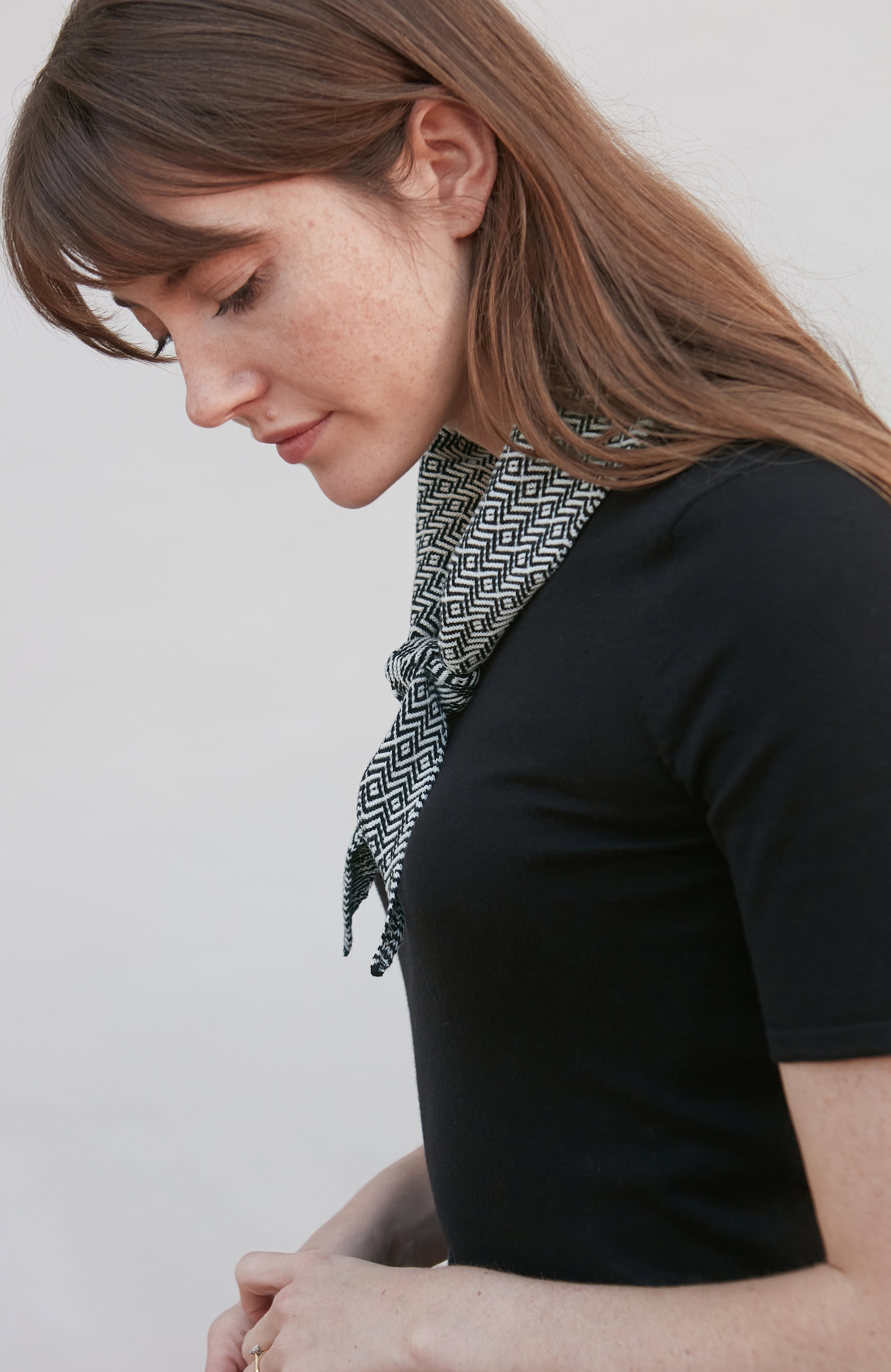Cotton Two Tone Textured Neckerchief