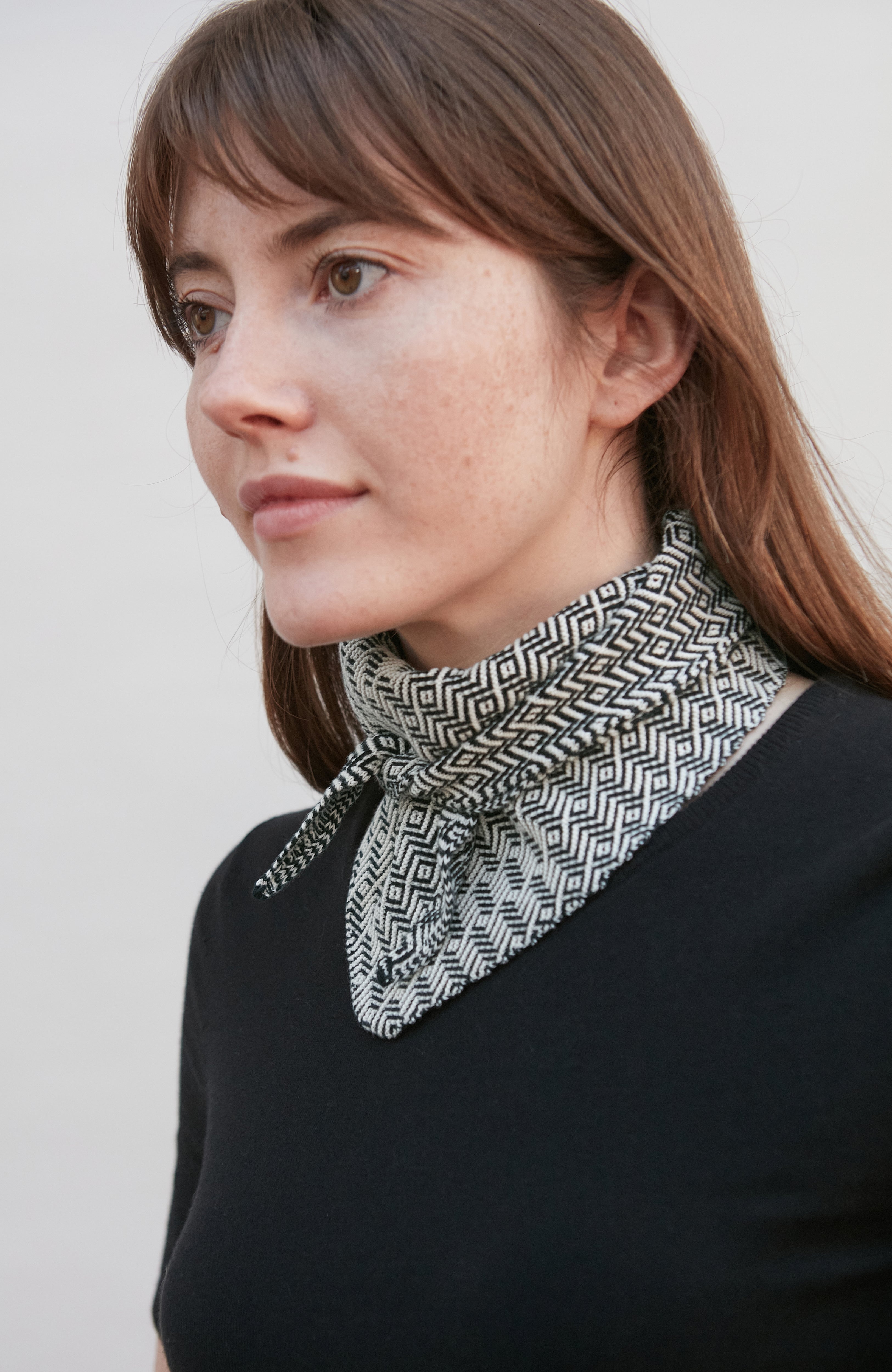 Cotton Two Tone Textured Neckerchief