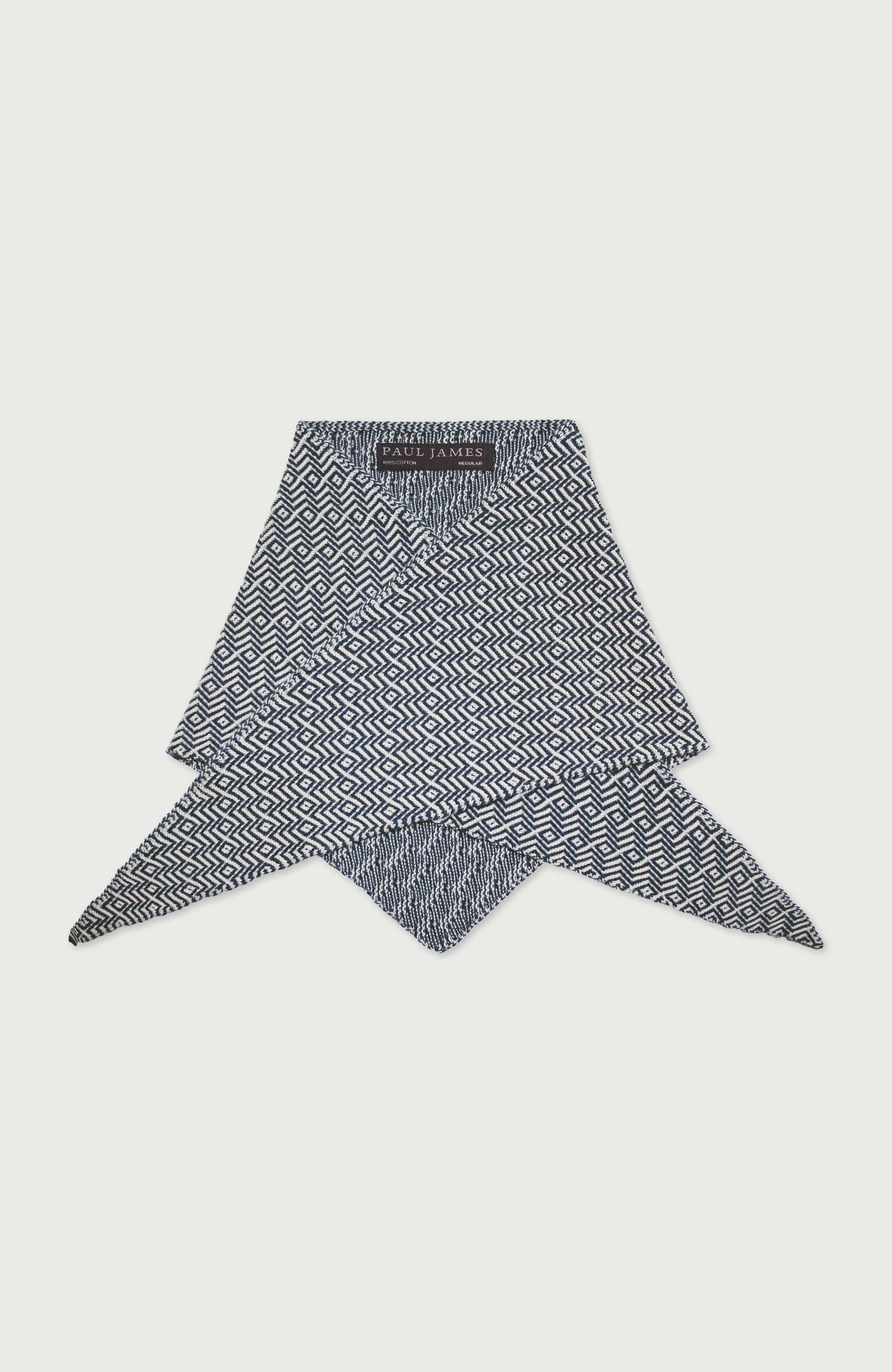 Cotton Two Tone Textured Neckerchief