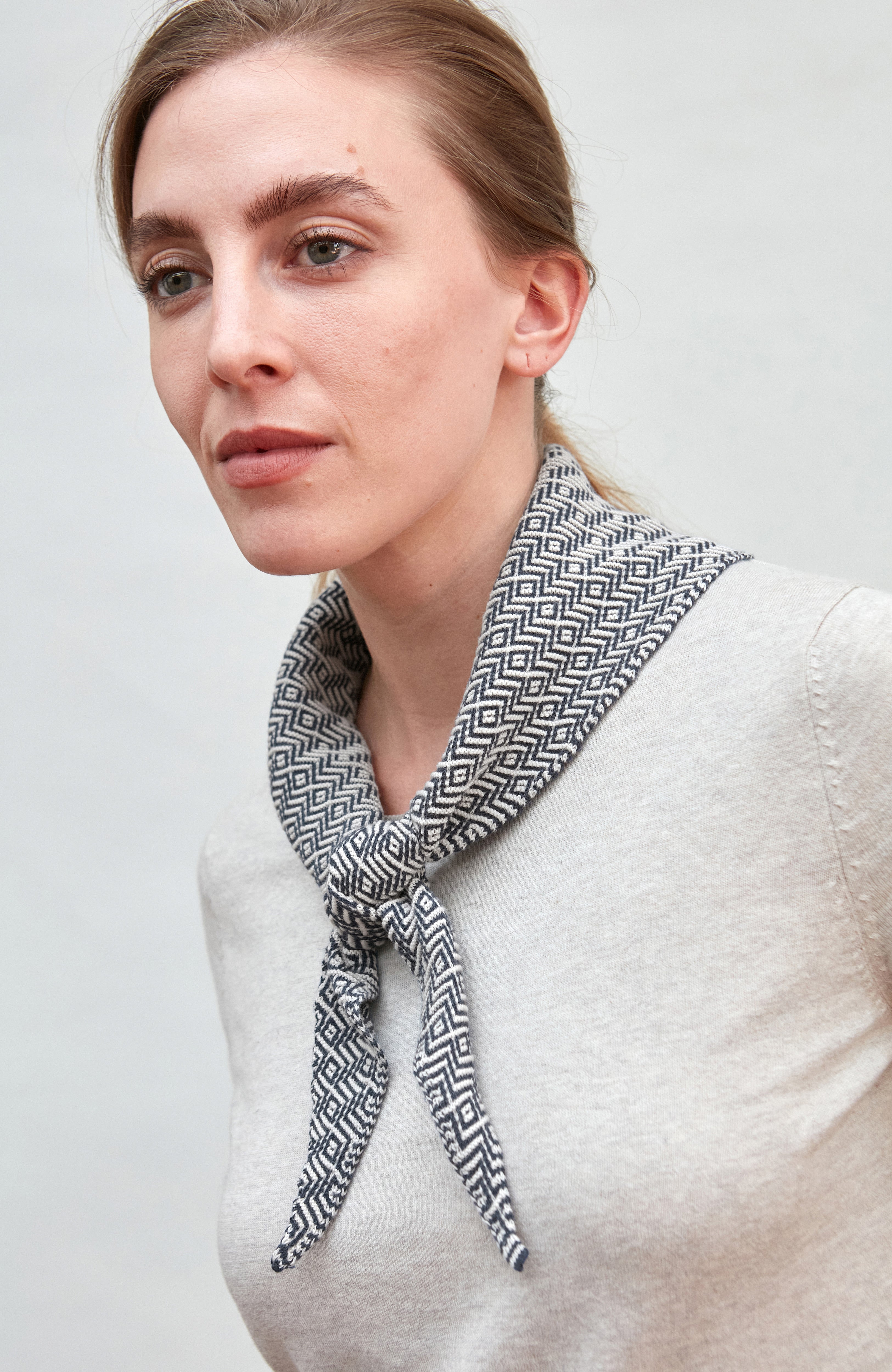 Cotton Two Tone Textured Neckerchief