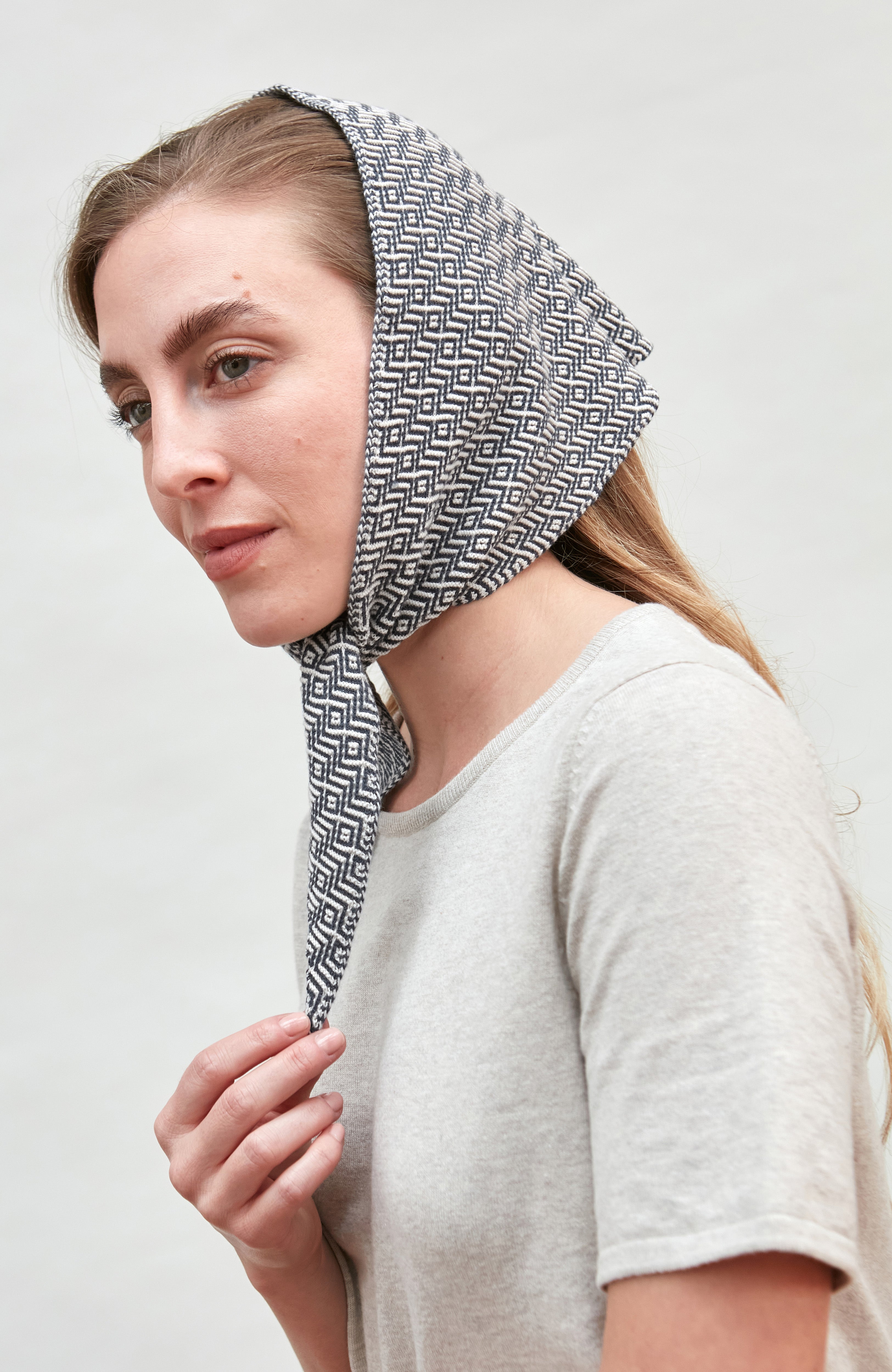 Cotton Two Tone Textured Neckerchief
