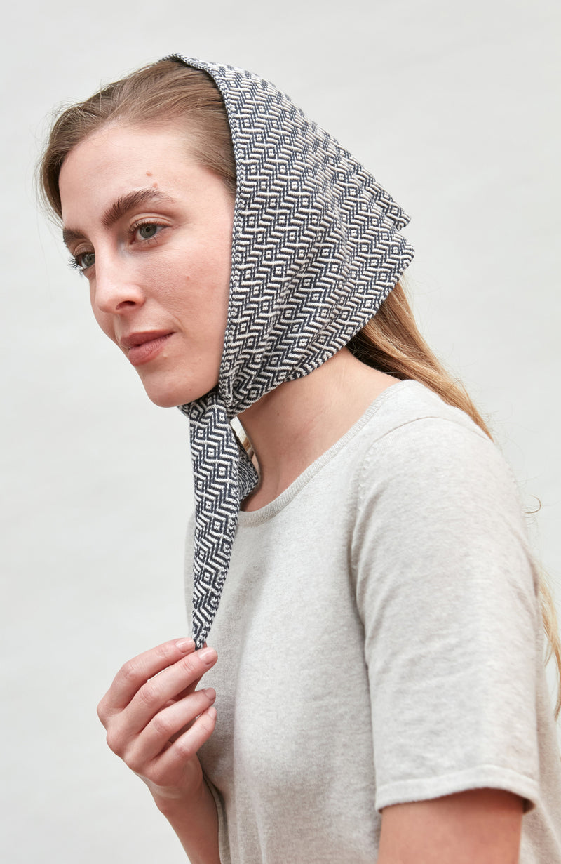 Cotton Two Tone Textured Neckerchief