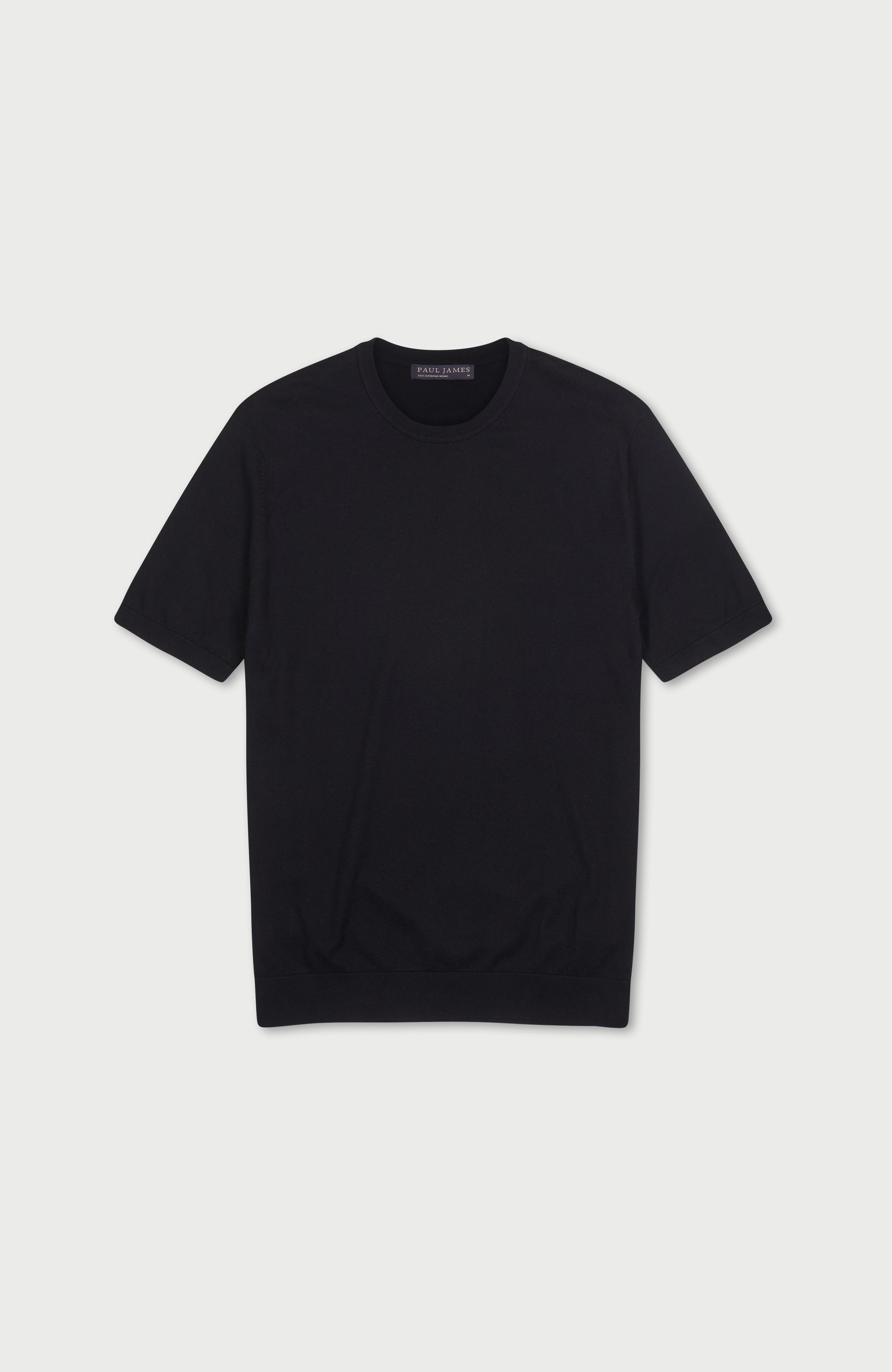 Mens Ultra Fine Cotton Short Sleeve Jumper