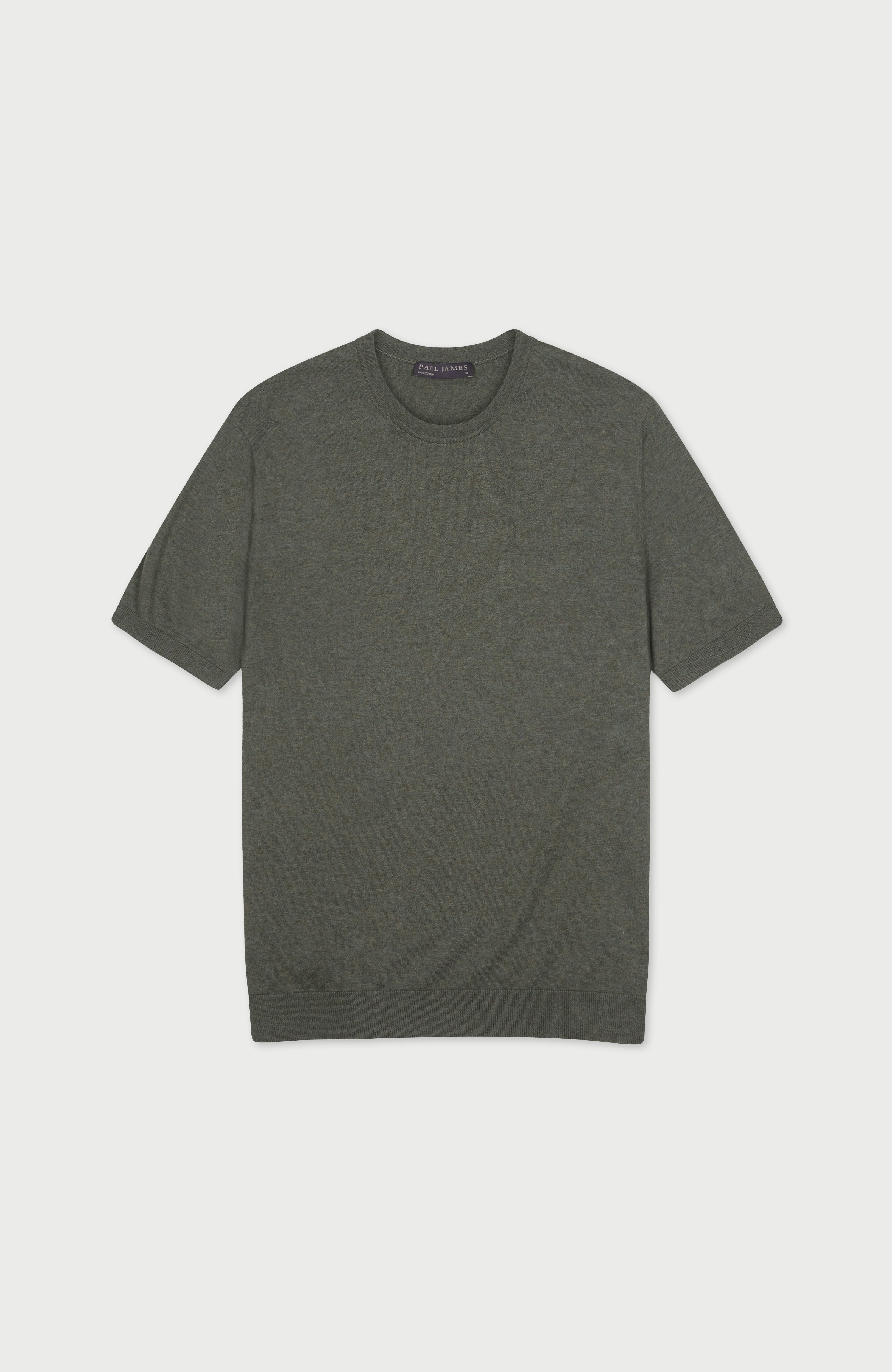 Mens Ultra Fine Cotton Short Sleeve Jumper
