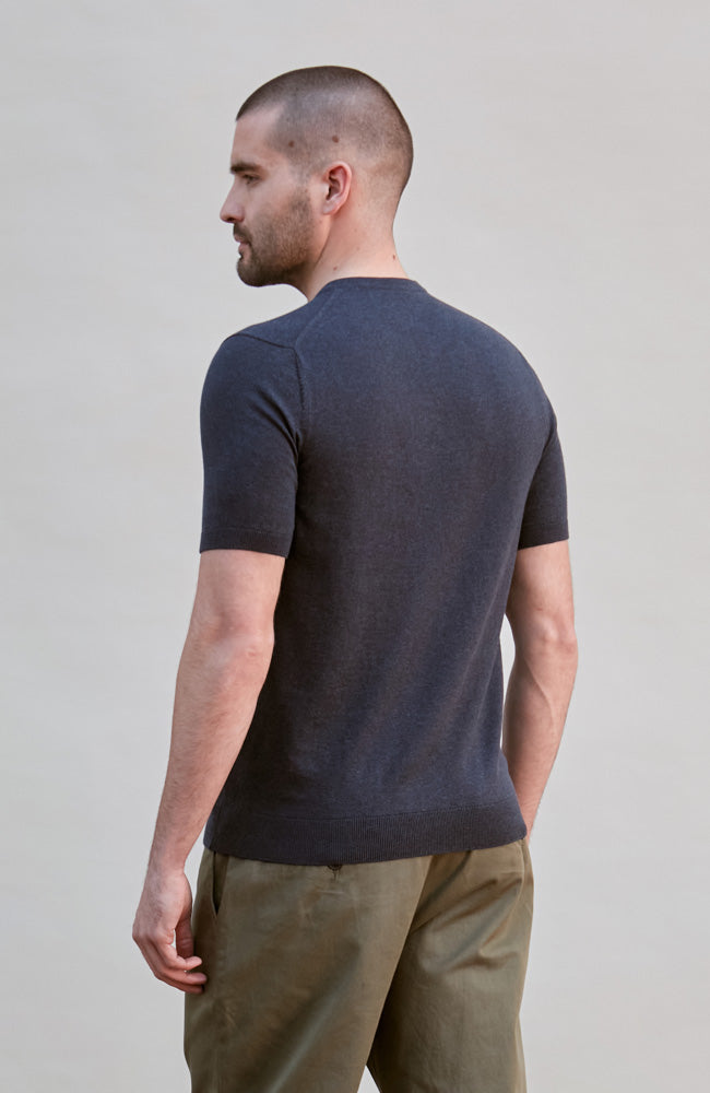 Mens Ultra Fine Cotton Short Sleeve Jumper