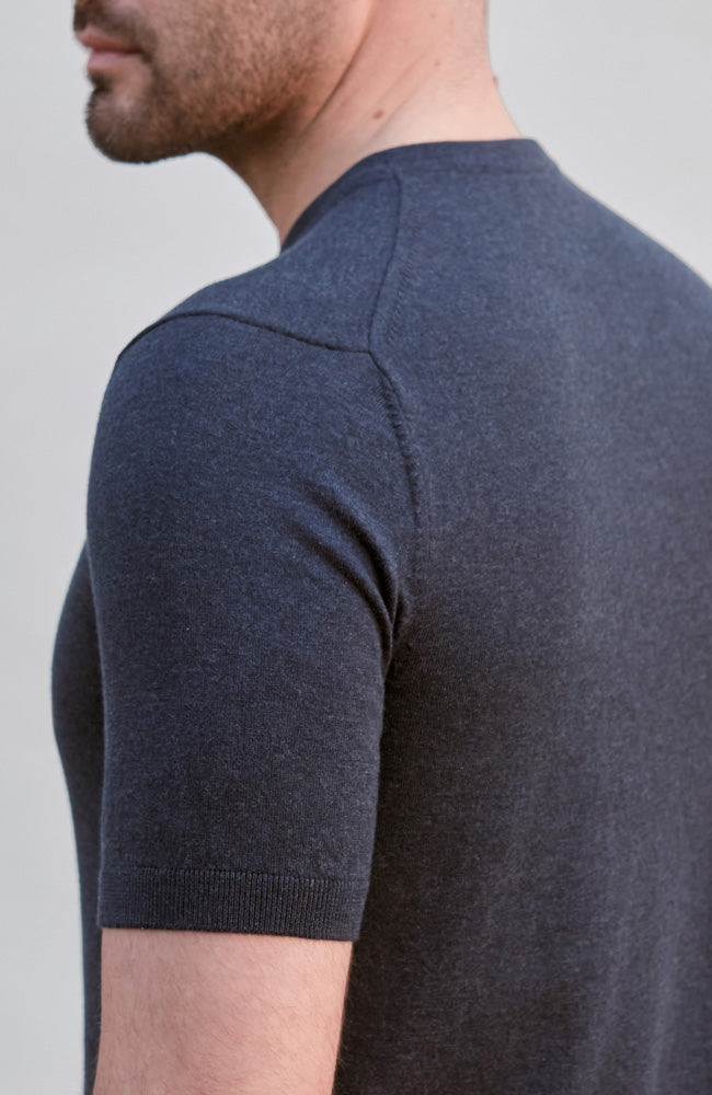 Mens Ultra Fine Cotton Short Sleeve Jumper