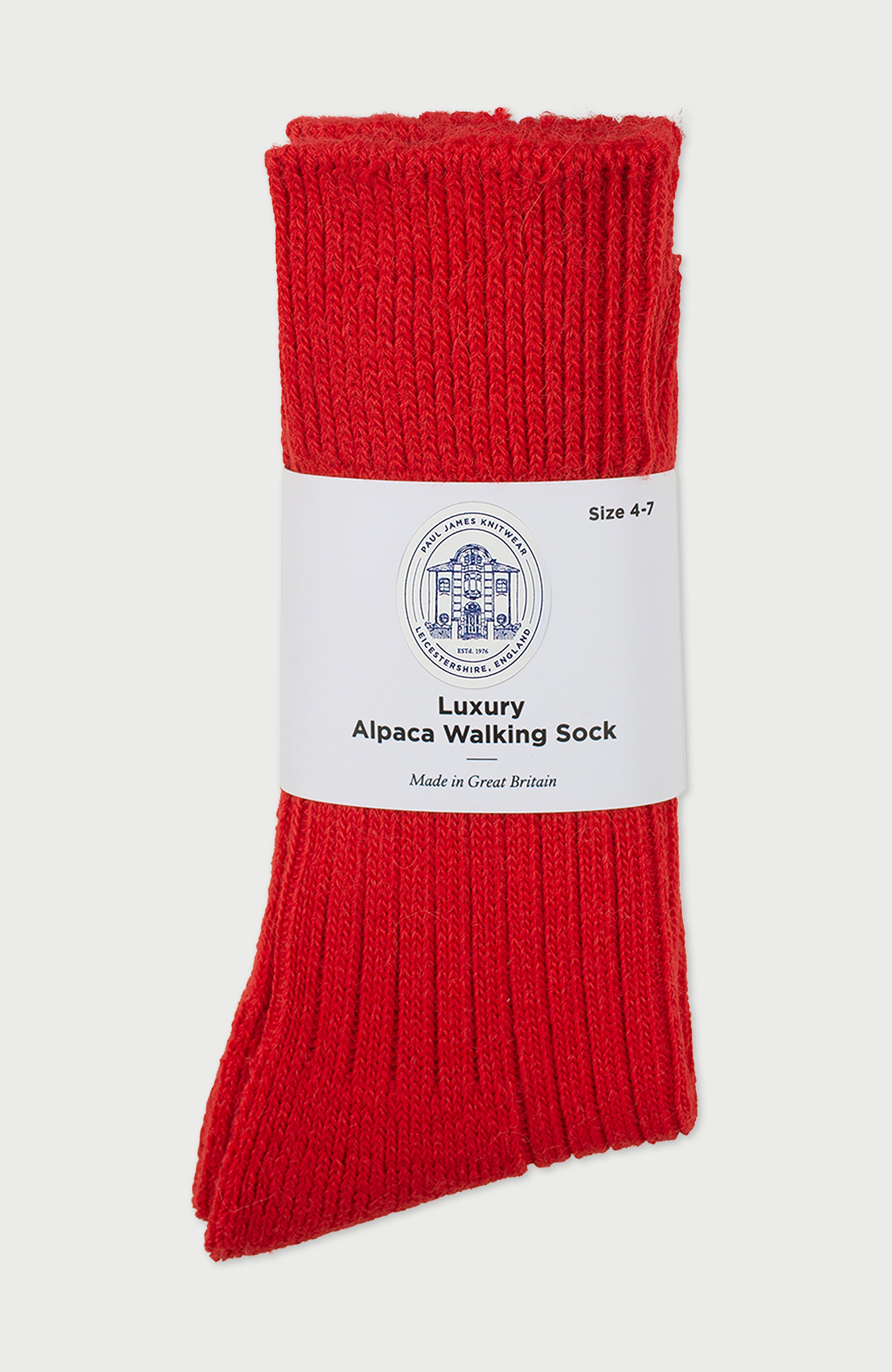 Alpaca Cushion Sole Walking Socks