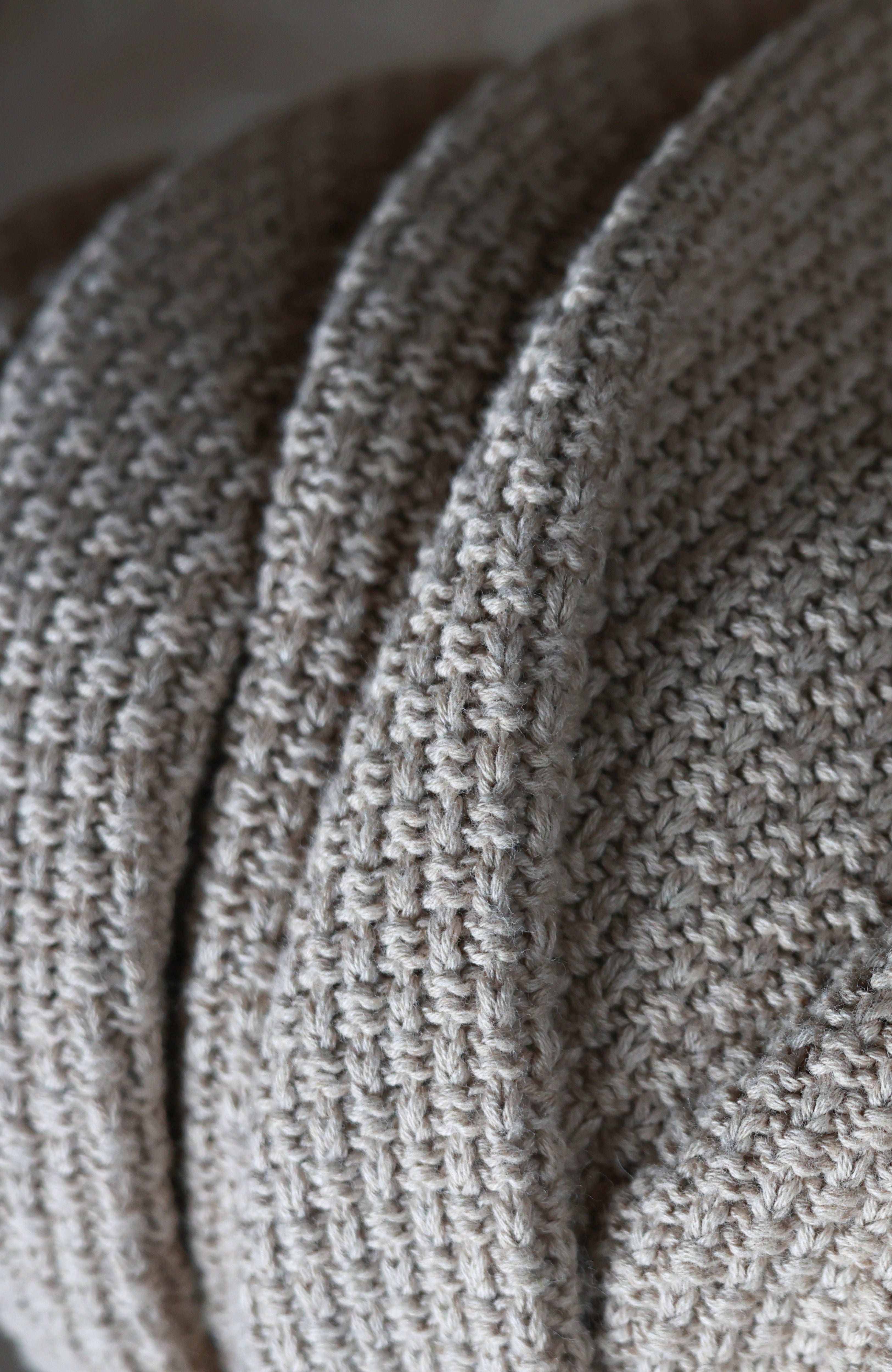 Womens Midweight Cotton Moss Stitch Jumper