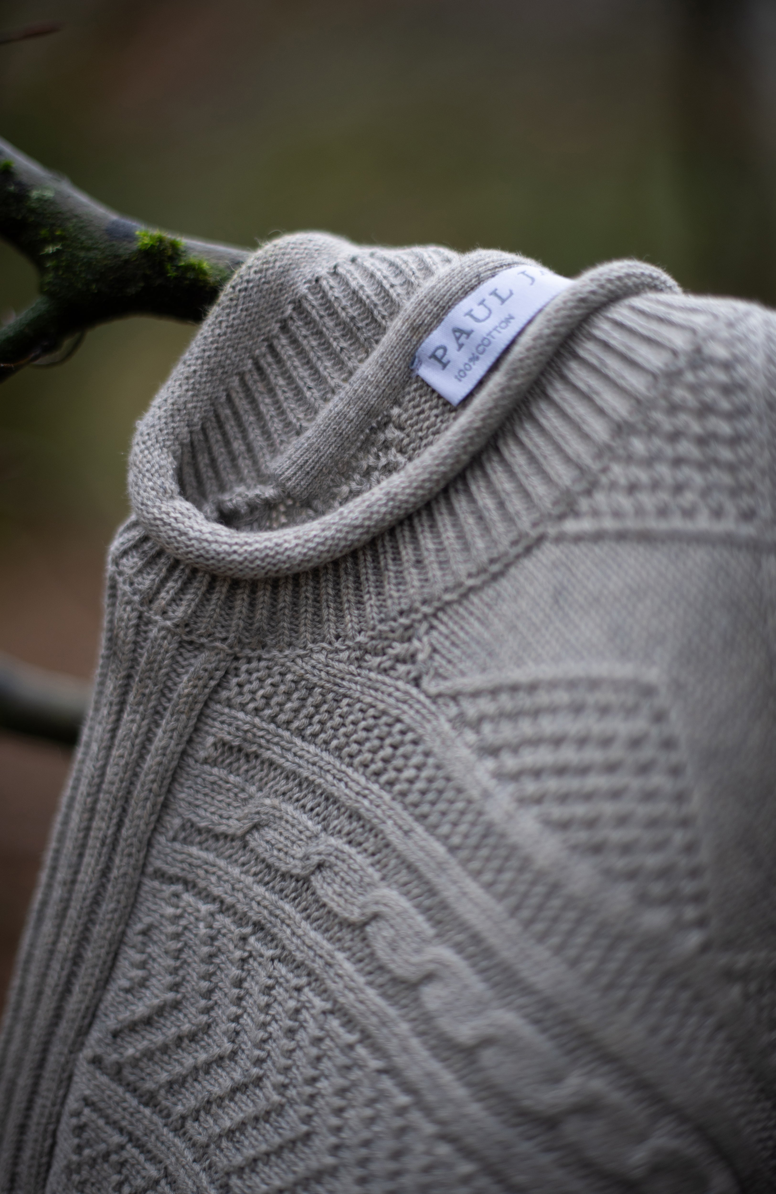Womens Midweight Cotton Gansey Jumper