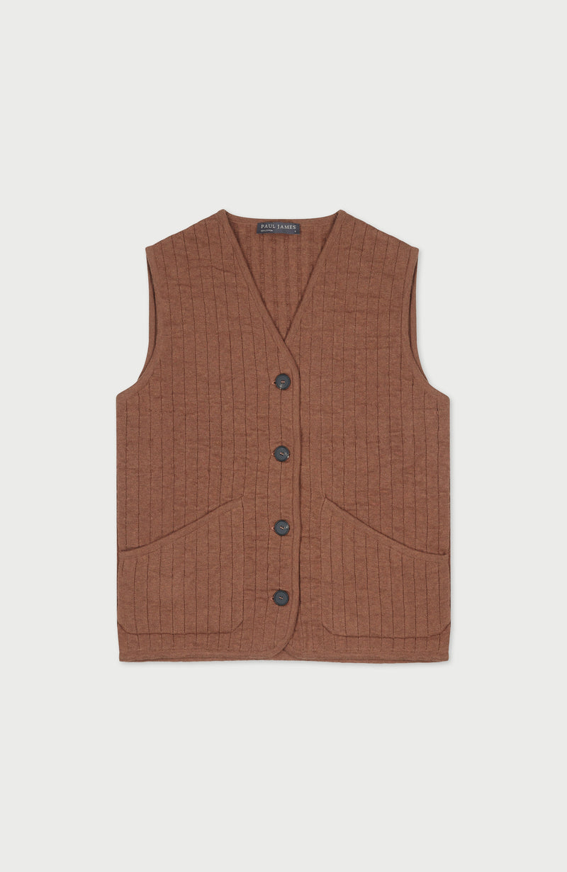 Womens Cotton Quilted Gilet