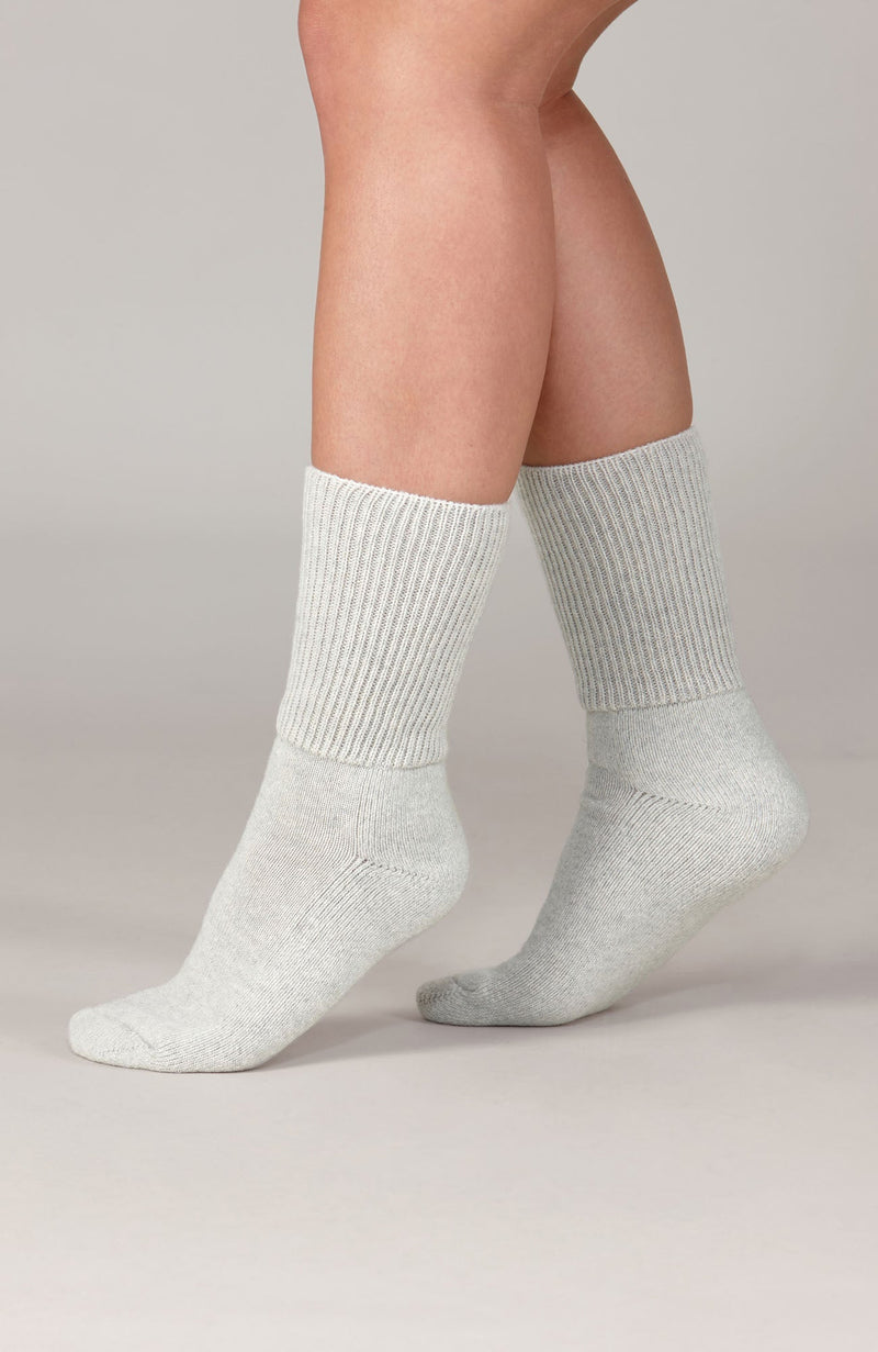 Cashmere Cushion Sole Lounge Socks