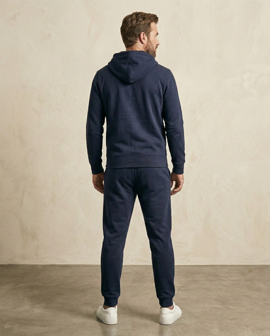 Zip Hoodie Set Essential Comfort