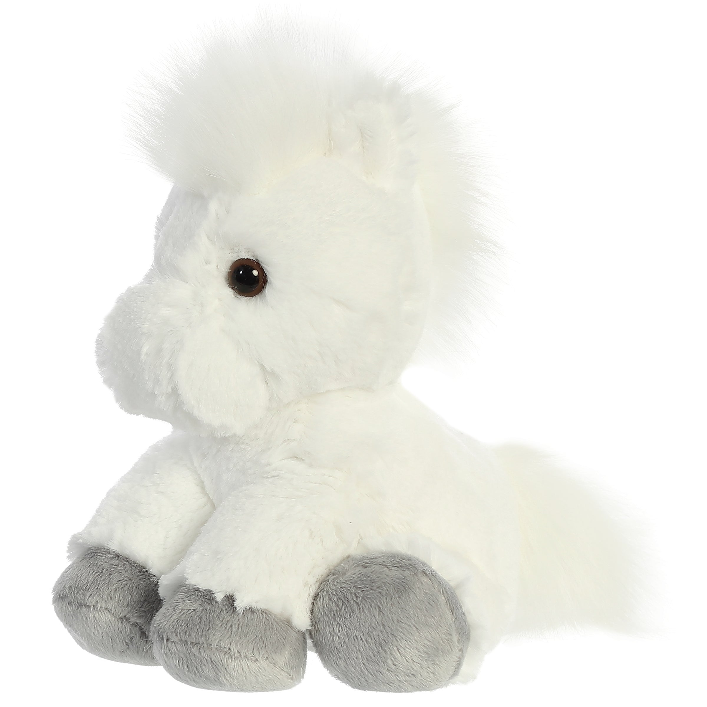 Breyer Little Bits White Horse Plush Toy, 8 in