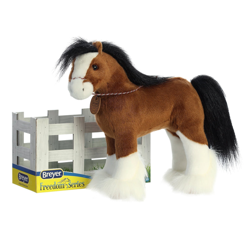 Breyer Showstoppers Clydesdale Plush Toy, 13 in