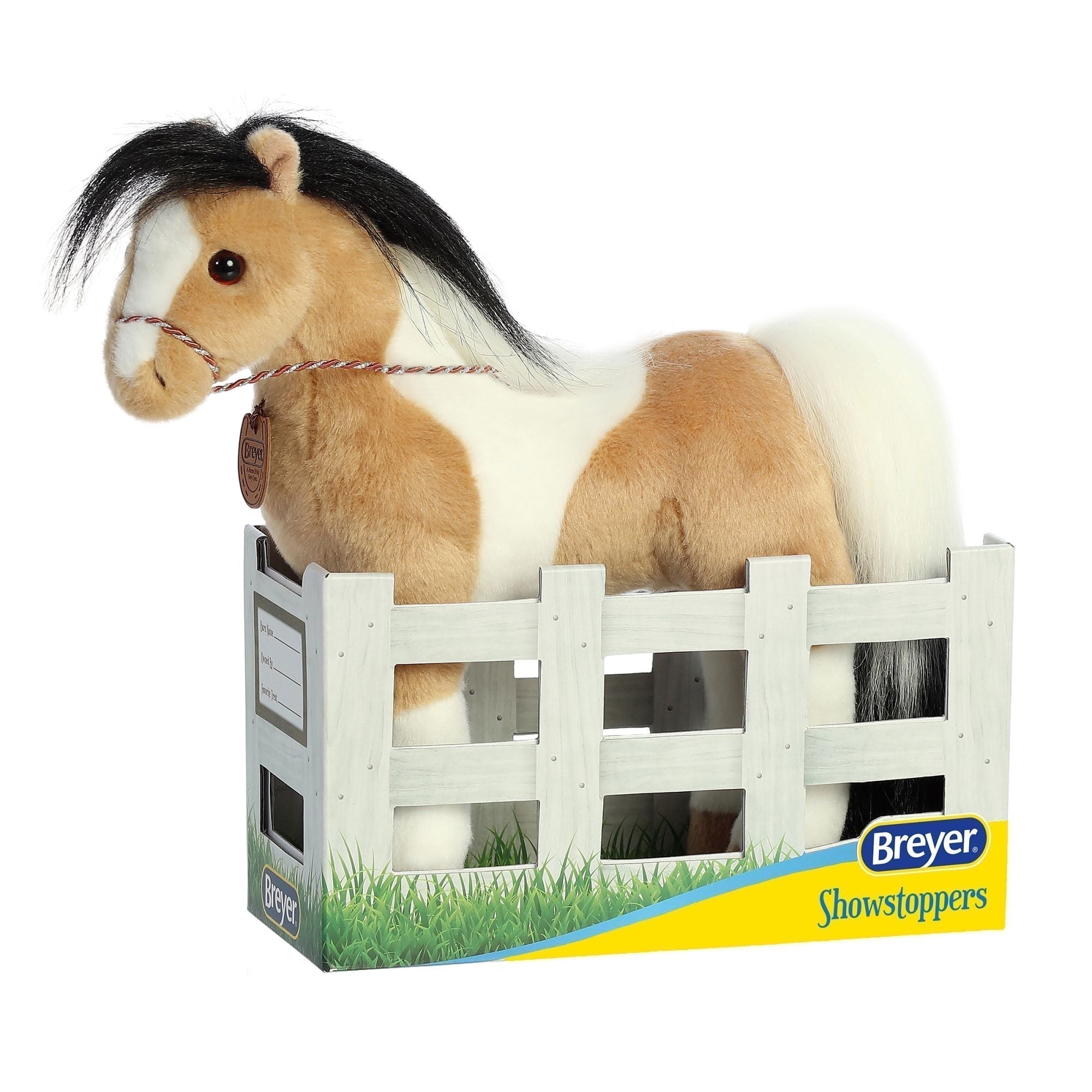 Breyer Showstoppers Pinto Horse Plush Toy, 13 in