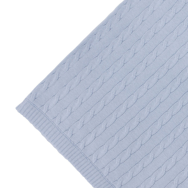 Baby Pure Cotton Fine Gauge Cable Baby Blanket