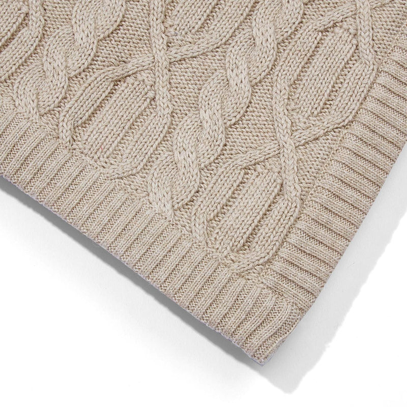Baby Cotton Chunky Cable Blanket