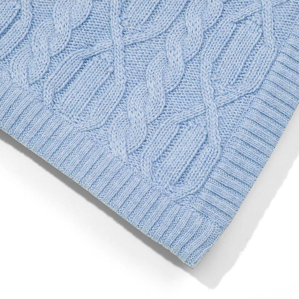 Baby Cotton Chunky Cable Blanket