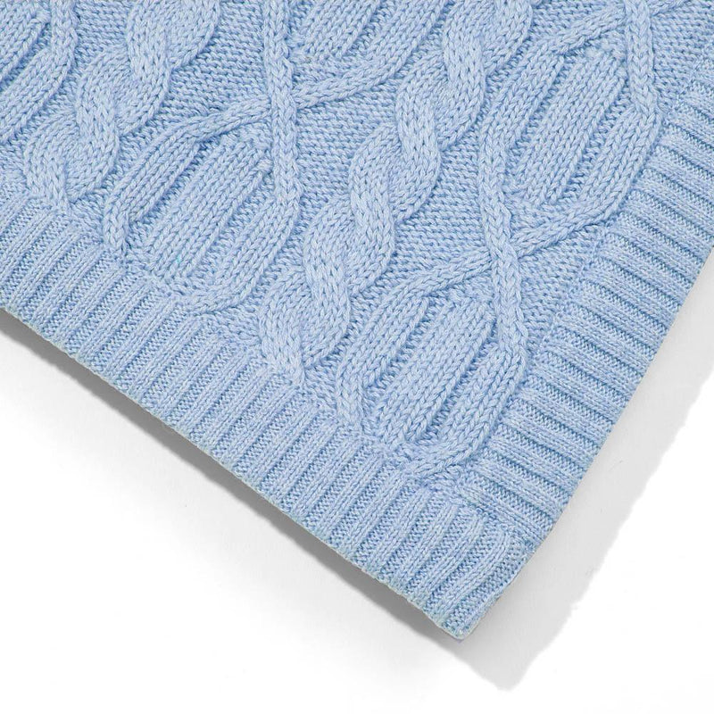 Baby Cotton Chunky Cable Blanket