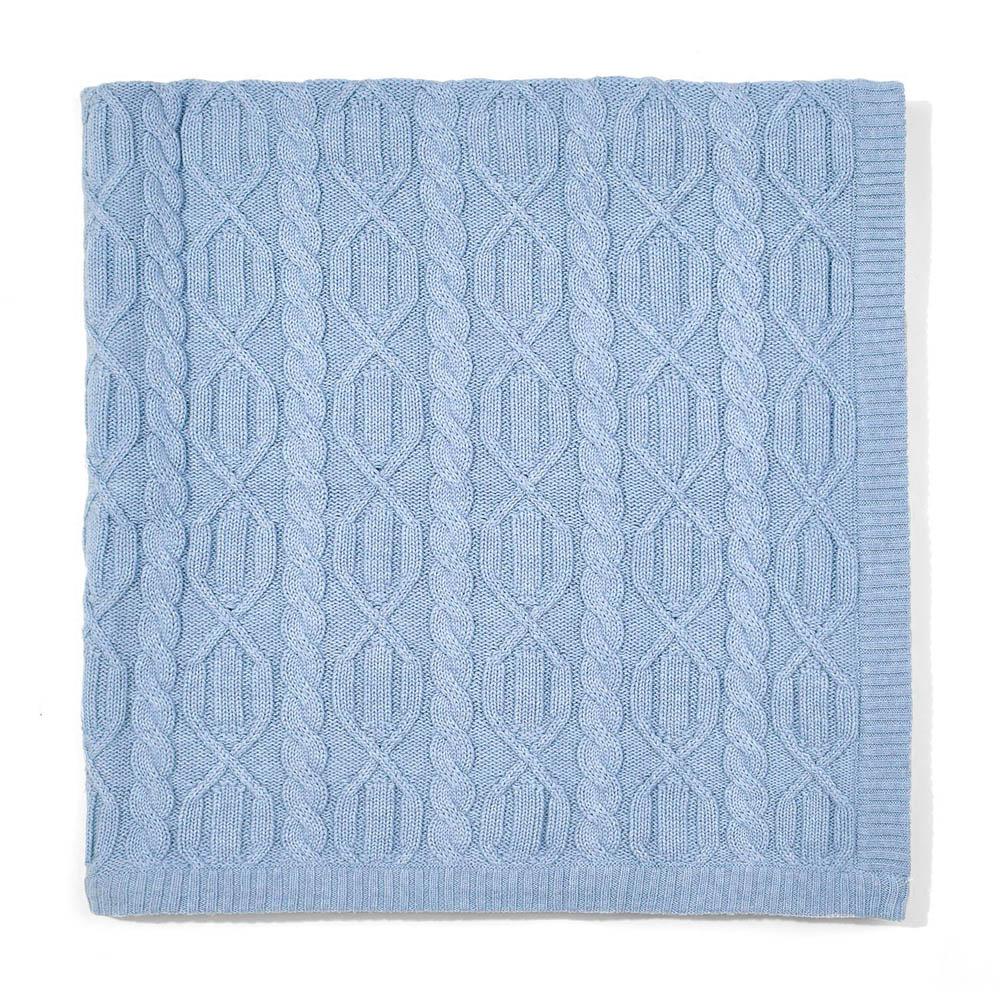 Baby Cotton Chunky Cable Blanket