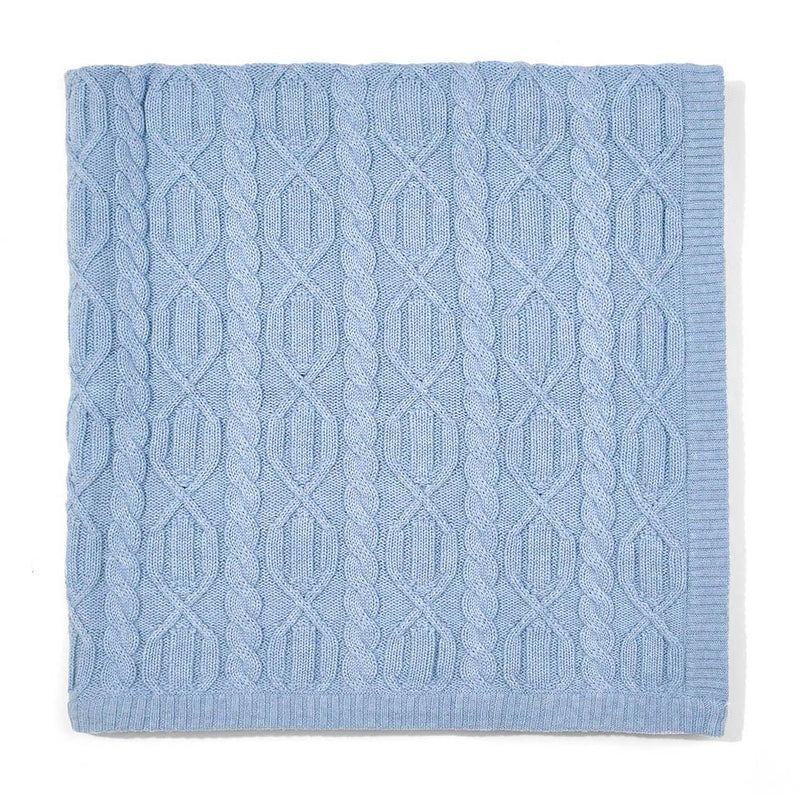 Baby Cotton Chunky Cable Blanket