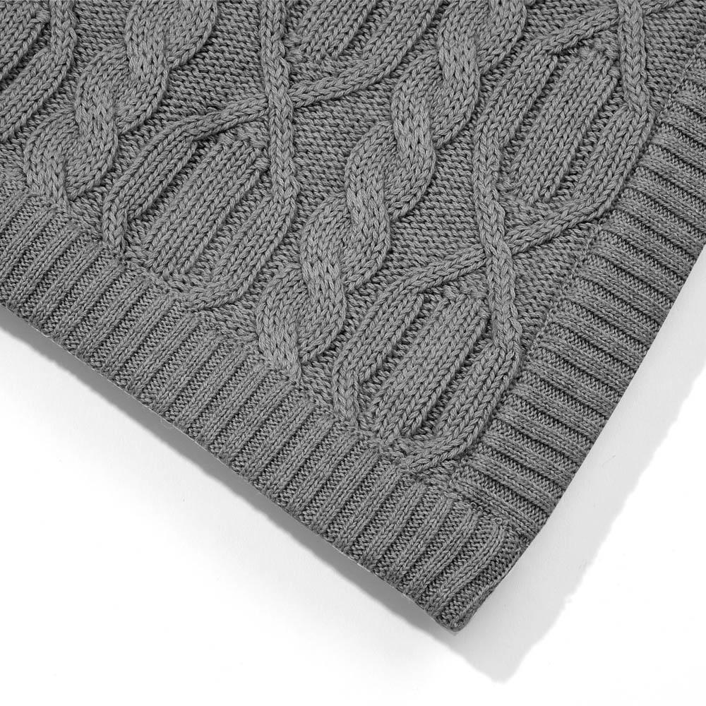 Baby Cotton Chunky Cable Blanket