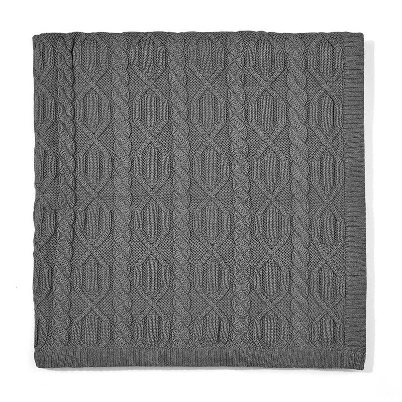Baby Cotton Chunky Cable Blanket
