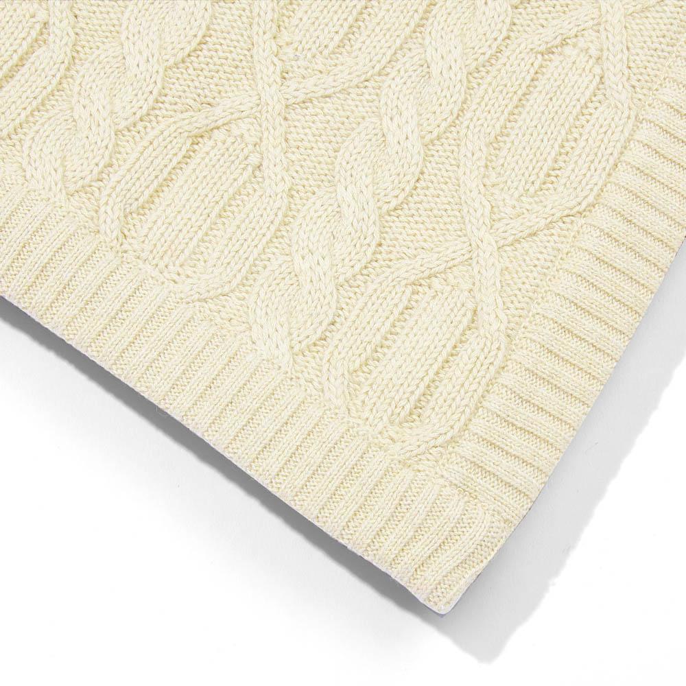 Baby Cotton Chunky Cable Blanket