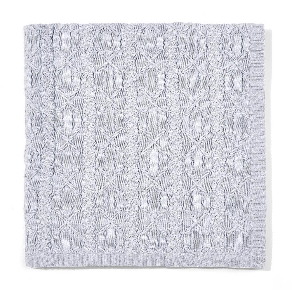 Baby Cotton Chunky Cable Blanket