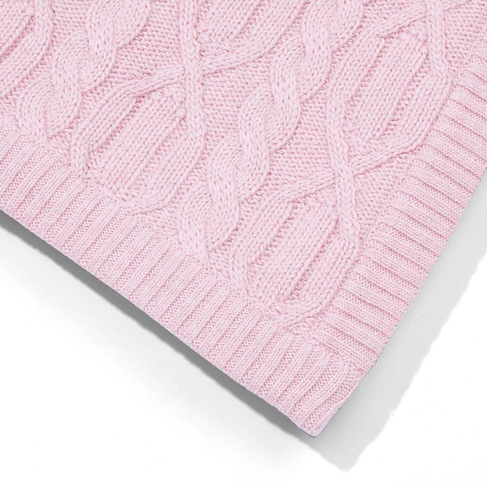 Baby Cotton Chunky Cable Blanket